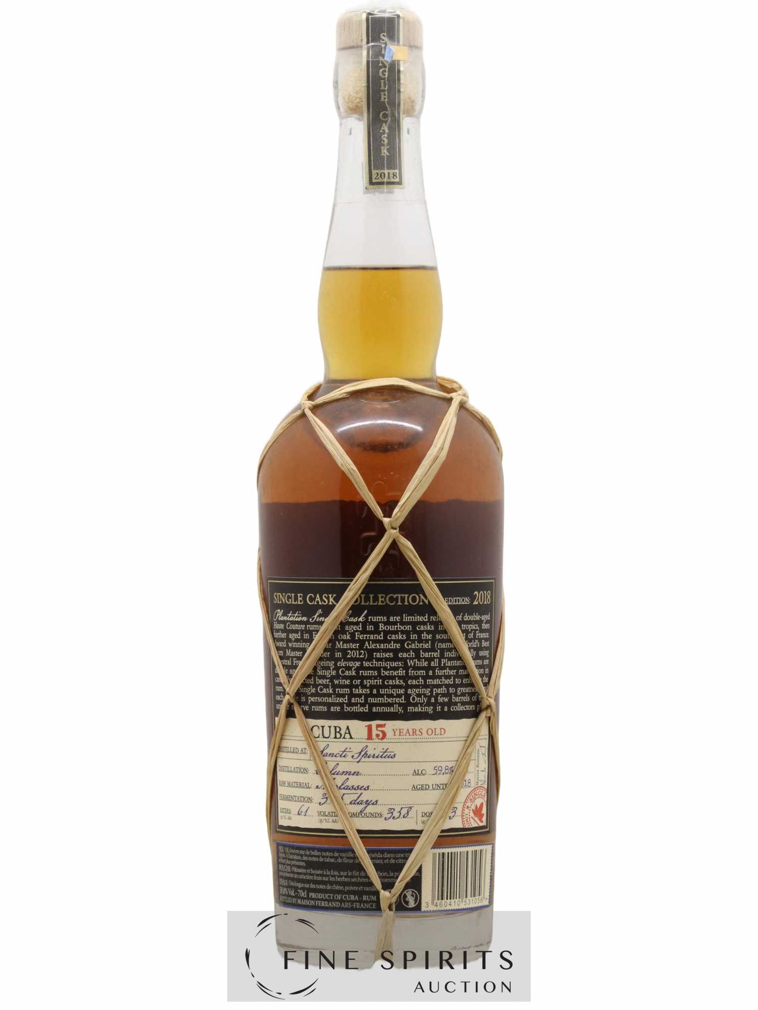 Plantation 15 years 2003 Of. Cuba LMDW - Lot de 1 bouteille - 1