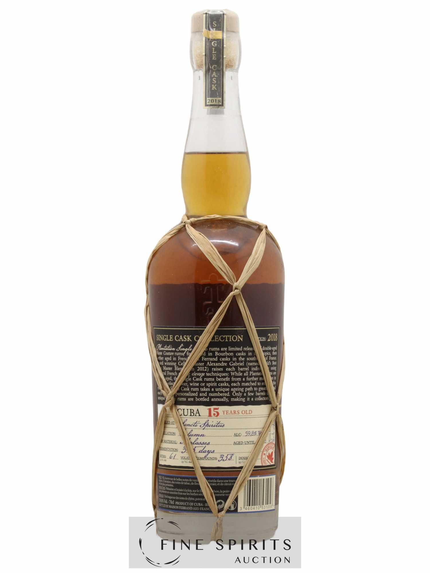 Plantation 15 years 2003 Of. Cuba LMDW - Lot de 1 bouteille - 1