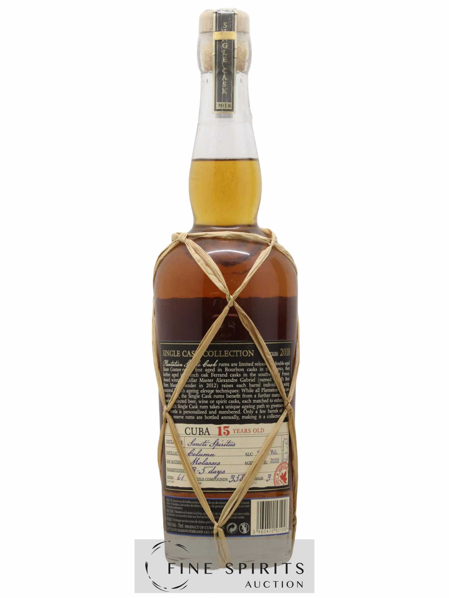 Plantation 15 years 2003 Of. Cuba LMDW - Lot de 1 bouteille - 2