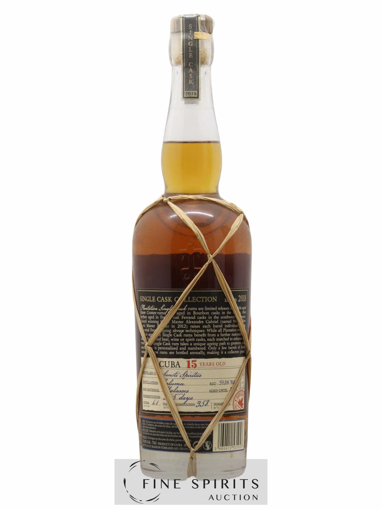 Plantation 15 years 2003 Of. Cuba LMDW - Lot de 1 bouteille - 2