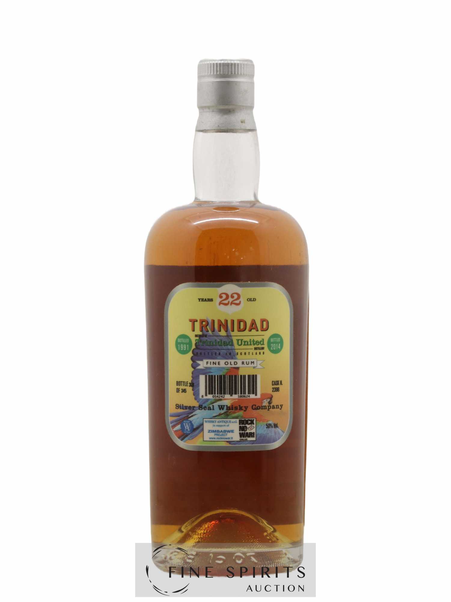 Trinidad 22 years 1991 Silver Seal Whisky Company Cask n°2398 - One of 345 - bottled 2014 Whisky Antique - Posten von 1 Flasche - 1