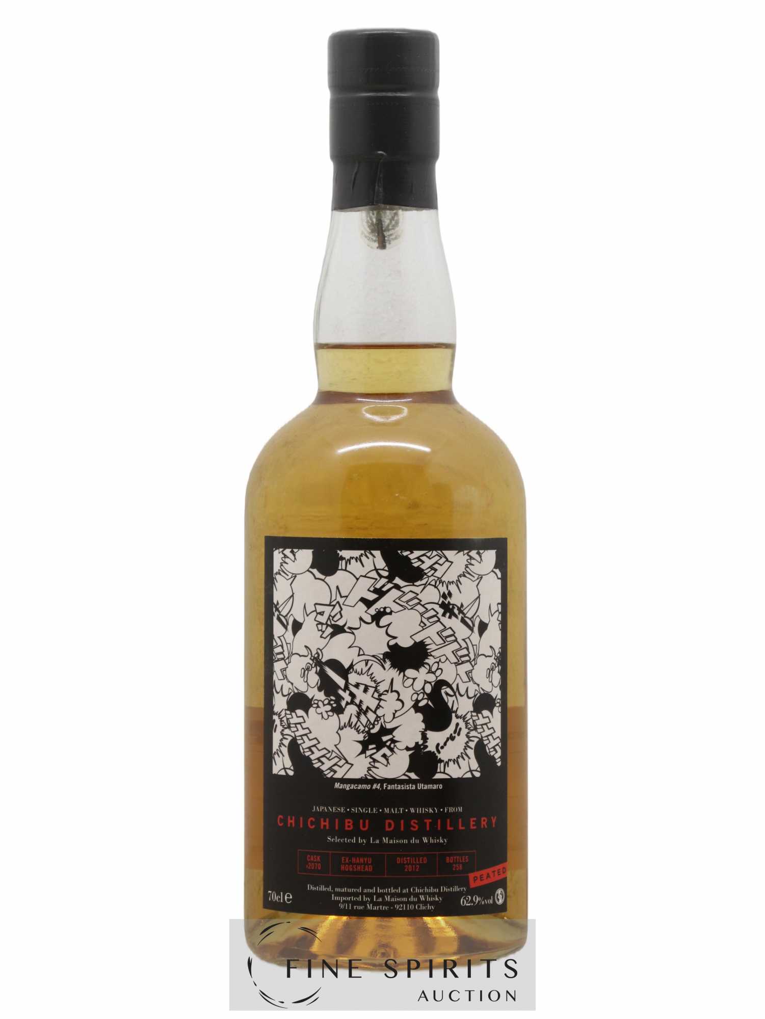Chichibu 2012 Of. Peated Cask n°2070 - One of 258 LMDW - Lot de 1 bouteille - 1