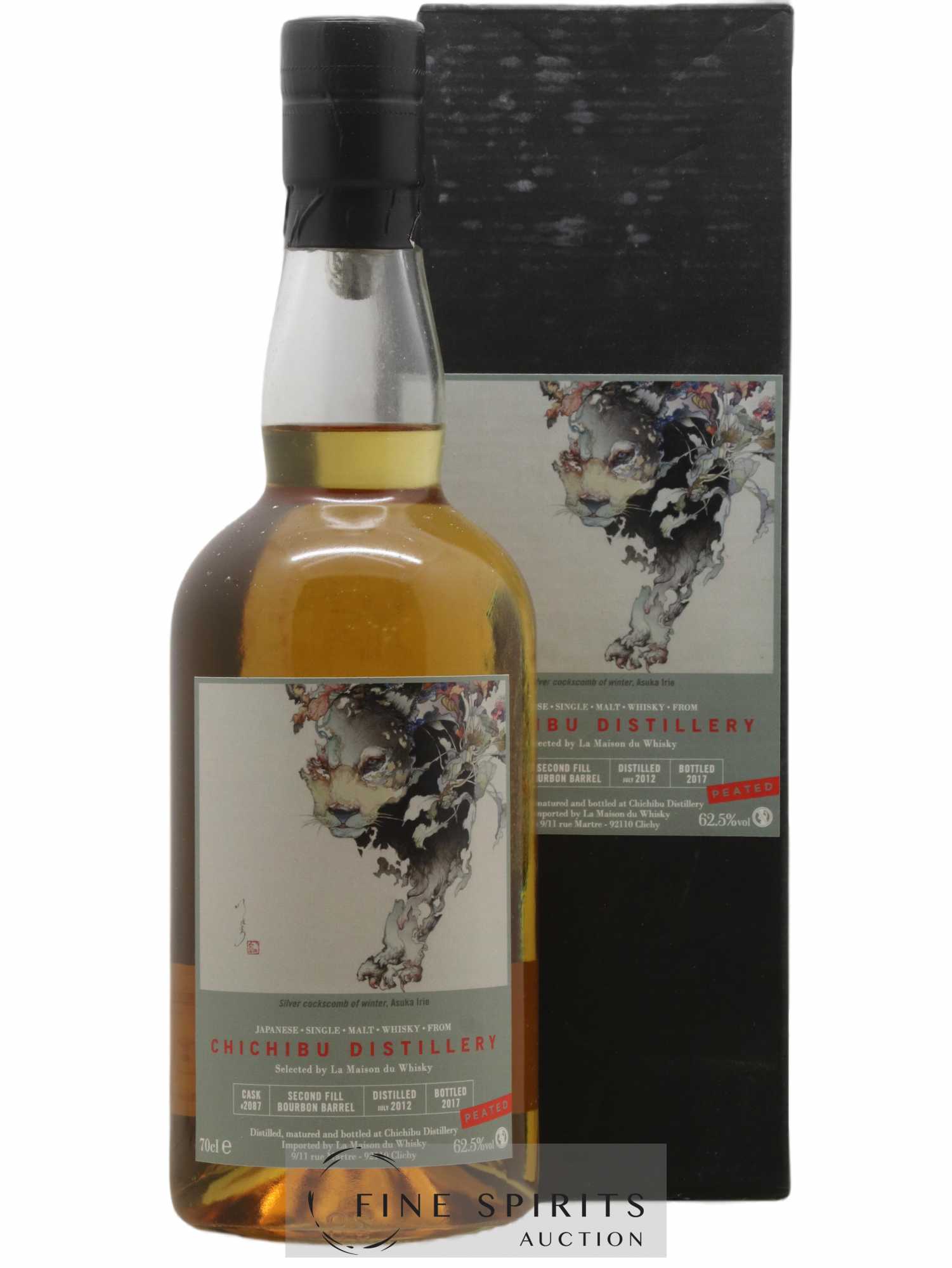 Chichibu 2012 Of. Peated Cask n°2087 - bottled 2017 LMDW - Lot de 1 bouteille - 0
