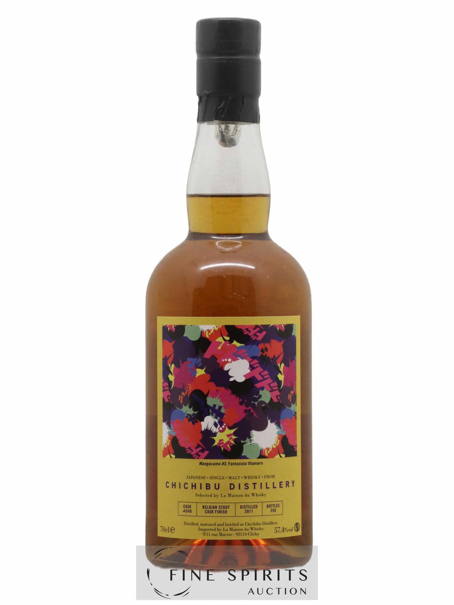 Chichibu 2011 Of. Cask n°4548 - One of 250 LMDW - Lot de 1 bouteille - 1