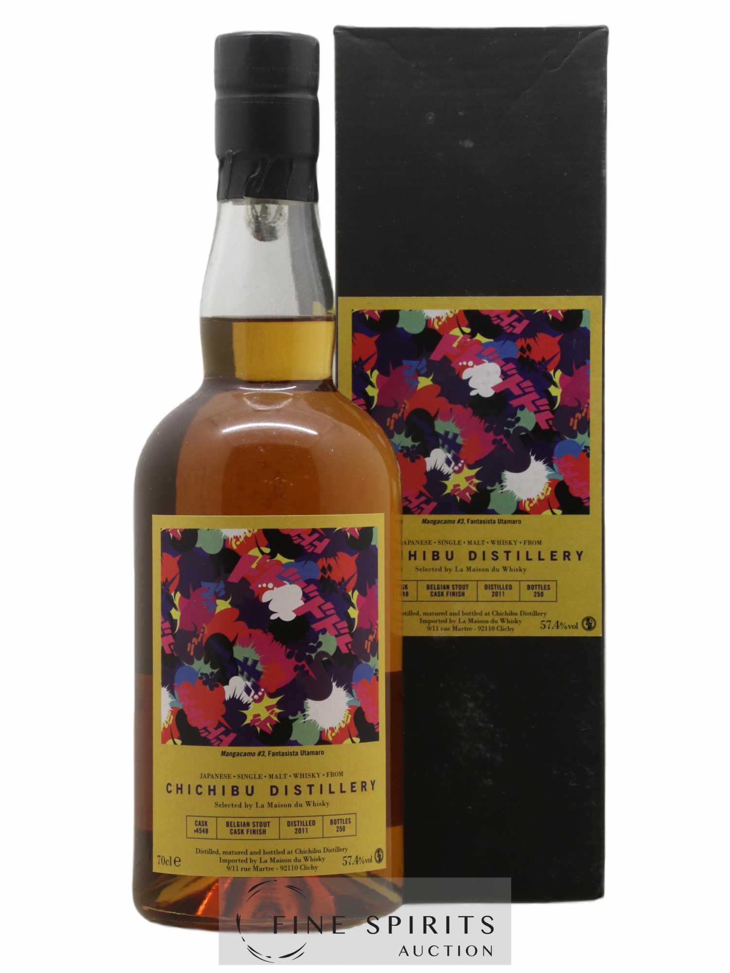 Chichibu 2011 Of. Cask n°4548 - One of 250 LMDW - Lot de 1 bouteille - 0