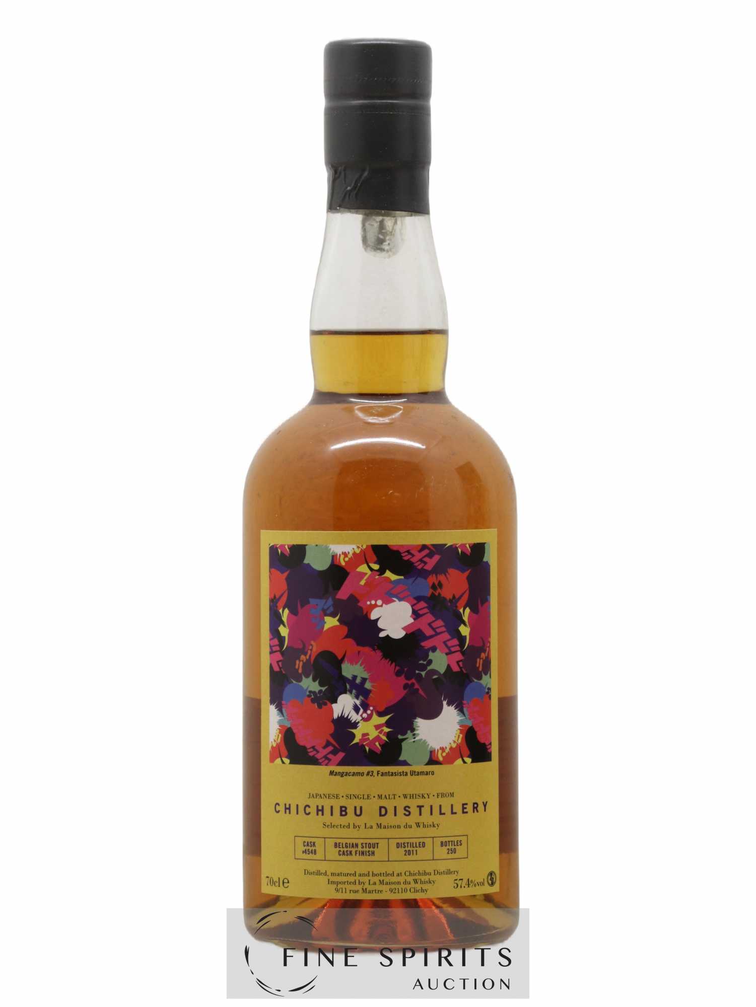 Chichibu 2011 Of. Cask n°4548 - One of 250 LMDW - Lot de 1 bouteille - 1