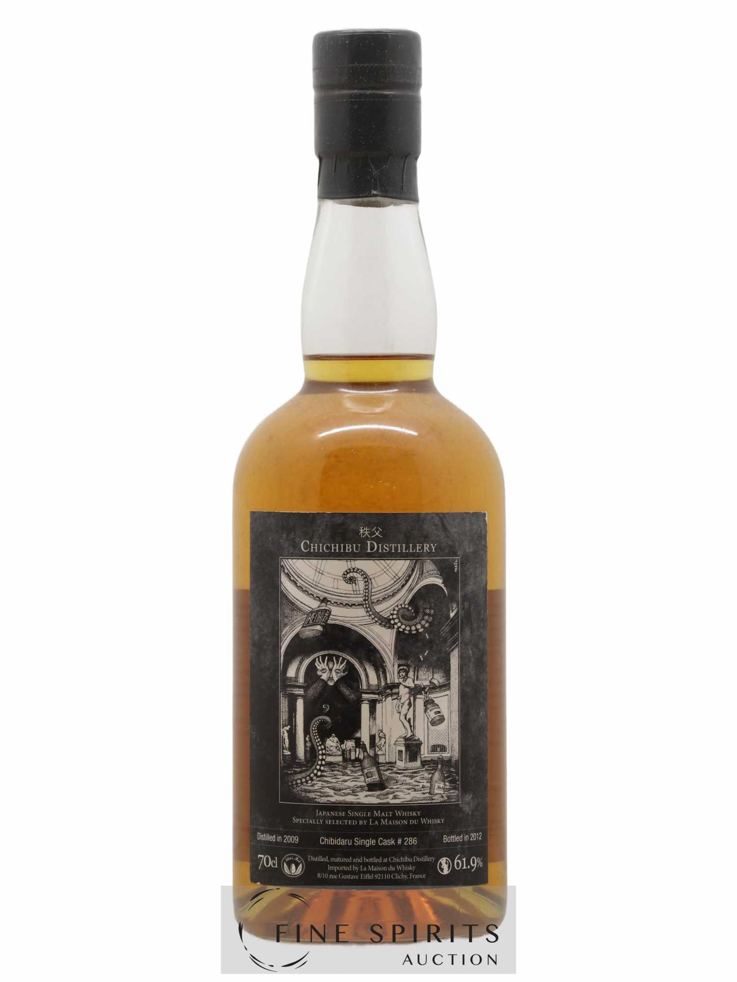 Chichibu 2009 Of. Single Cask n°286 - bottled 2012 LMDW - Lot de 1 bouteille - 0