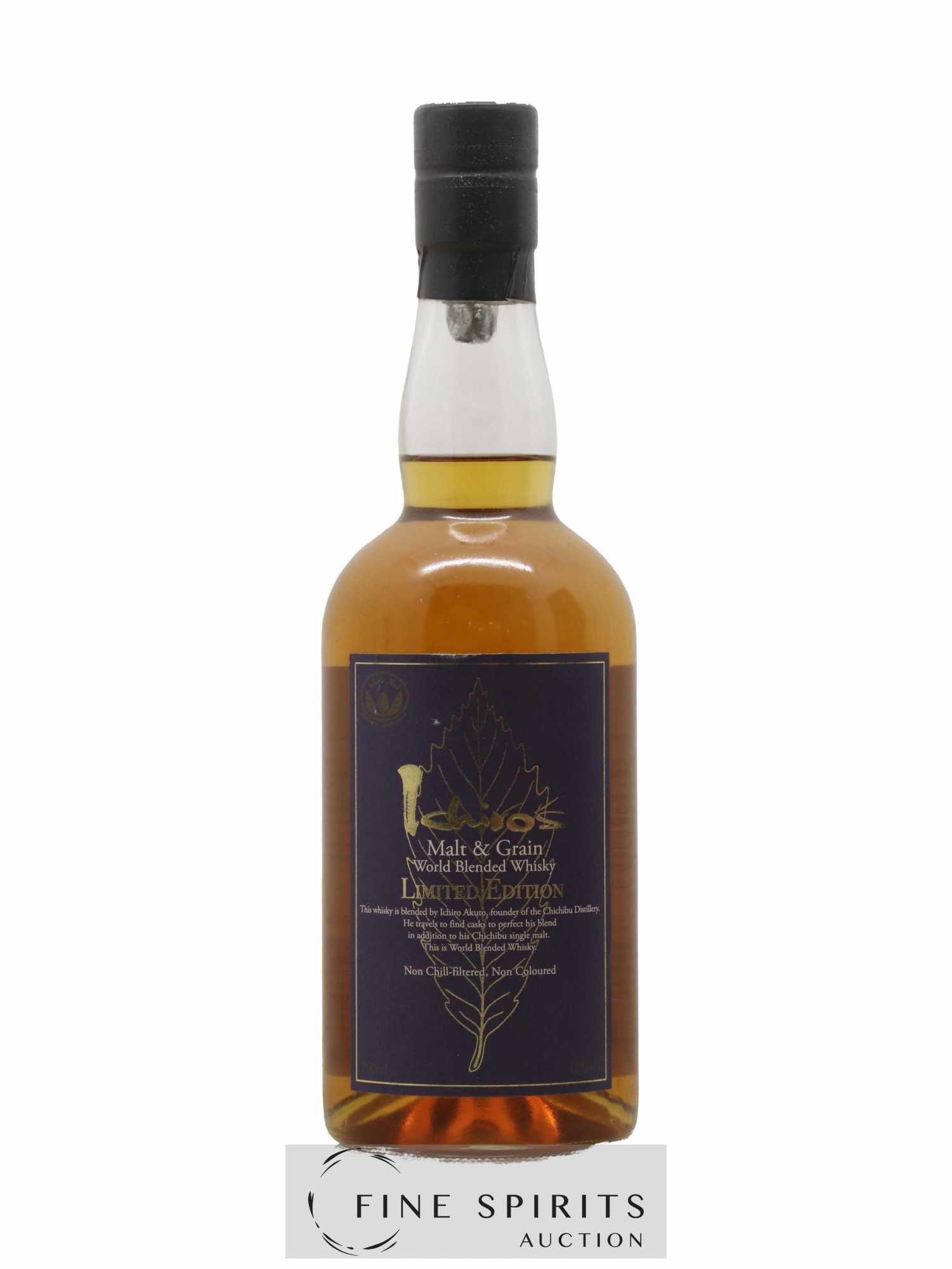 Ichiro's Malt Of. Malt & Grain - World Blended Whisky Non-Chill filtered LMDW Limited Edition - Lot de 1 bouteille - 1