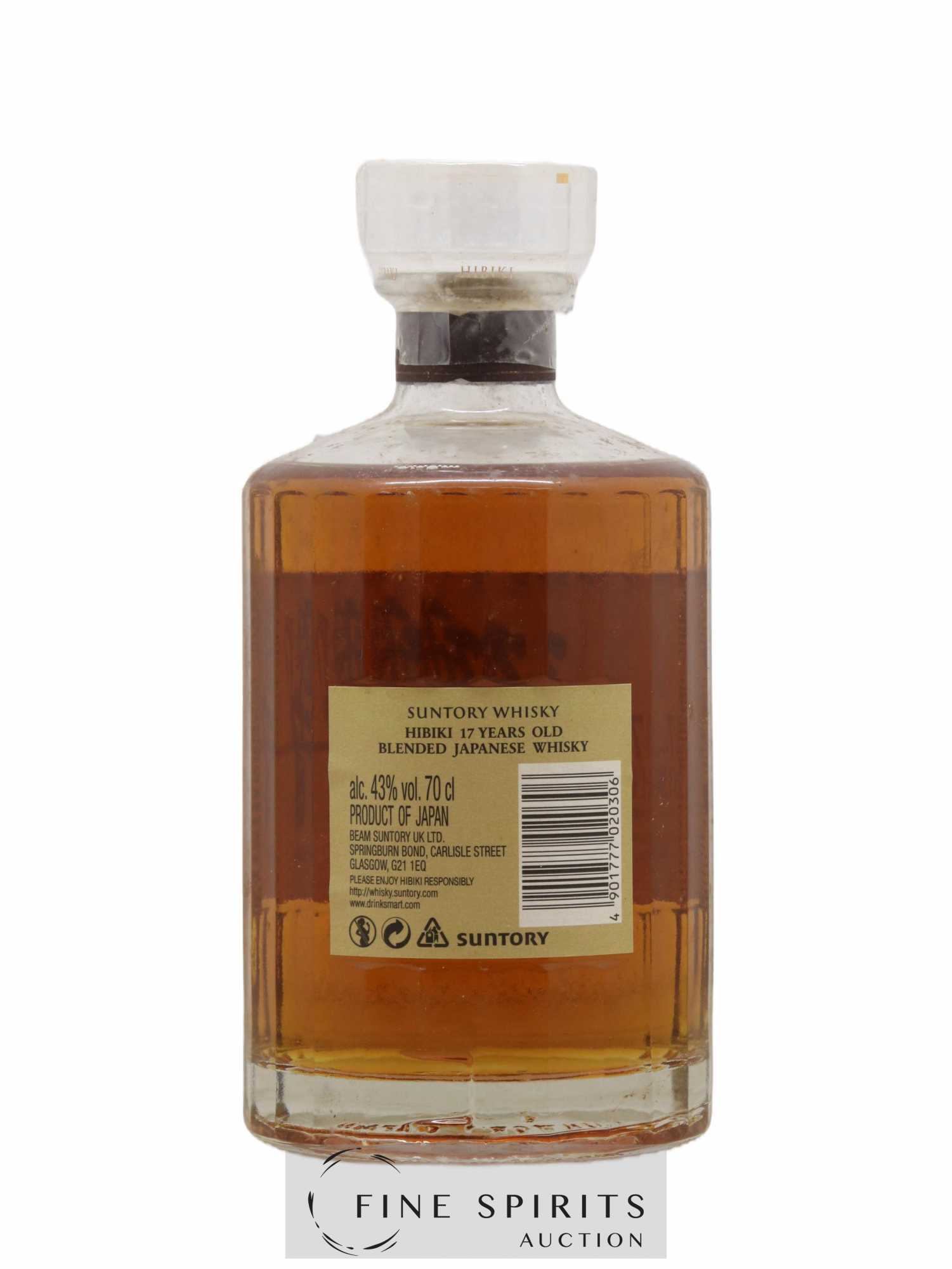 Hibiki 17 years Of. Suntory - Lotto di 1 bottiglia - 2