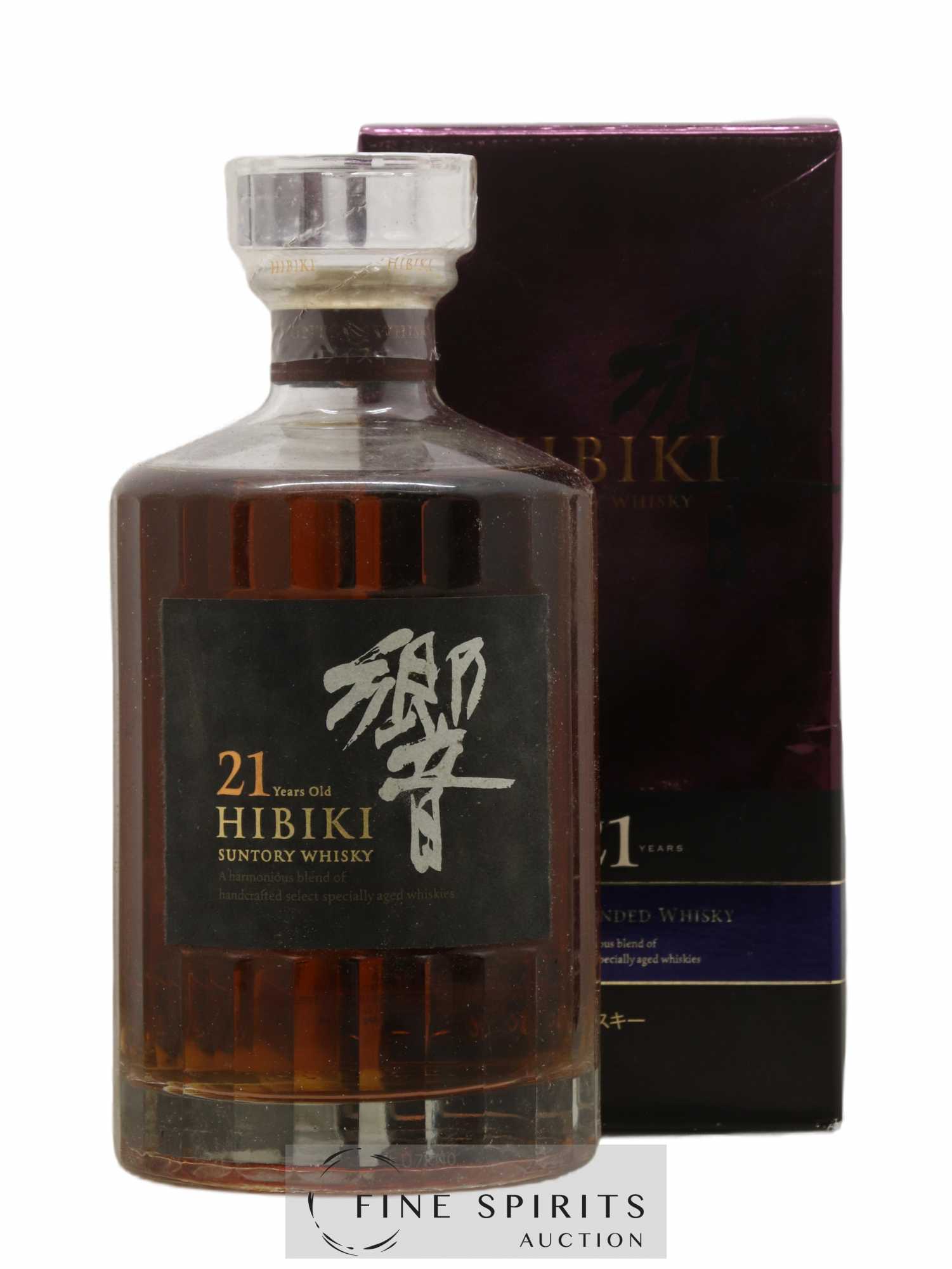 Hibiki 21 years Of. Suntory - Lot de 1 bouteille - 0