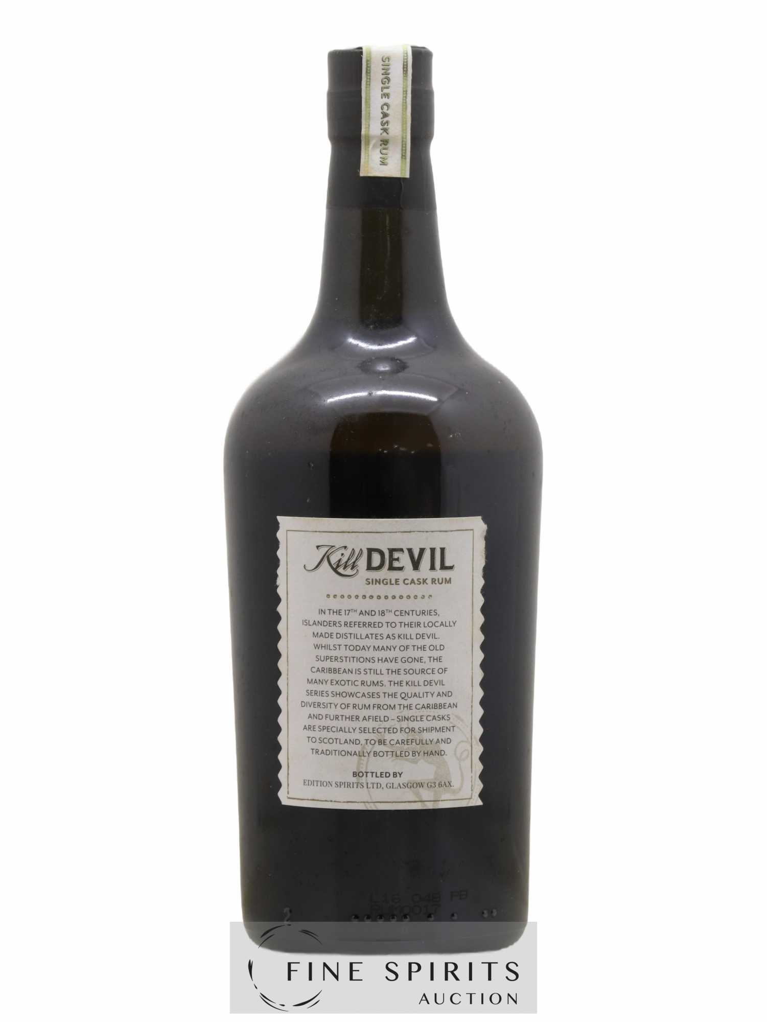 Kill Devil 18 years 1998 Edition Spirits One of 221 - Lot de 1 bouteille - 2
