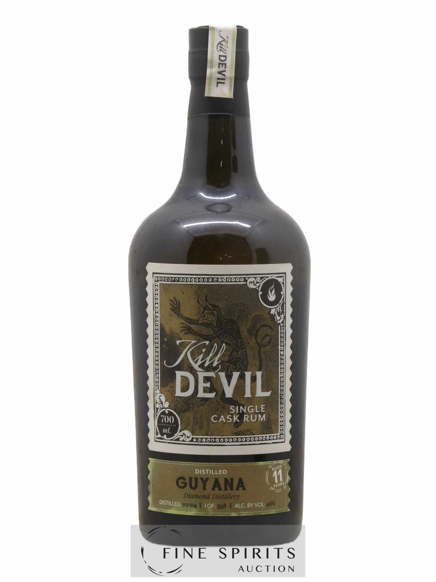Kill Devil 11 years 2004 Edition Spirits One of 358 - Lot of 1 bottle - 1