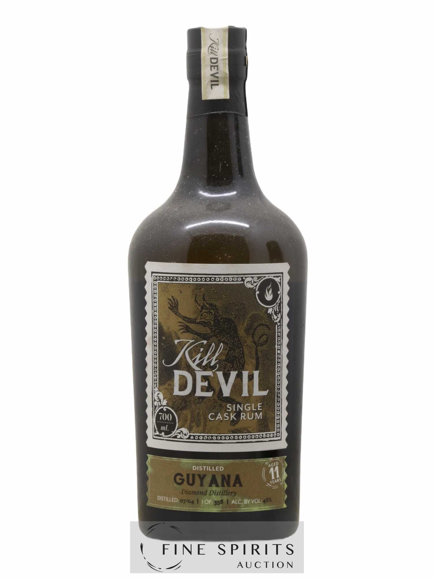 Kill Devil 11 years 2004 Edition Spirits One of 358 - Lot de 1 bouteille - 1