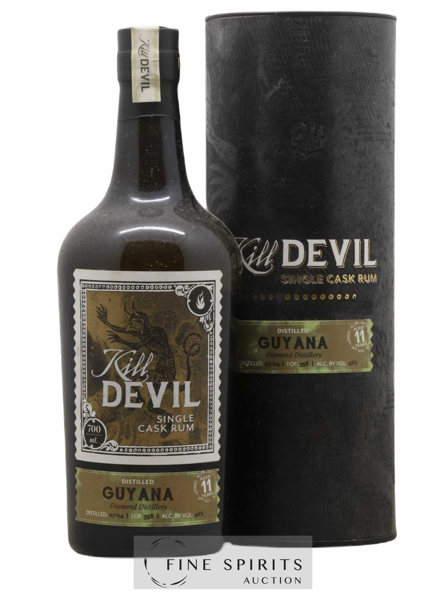Kill Devil 11 years 2004 Edition Spirits One of 358 - Lot de 1 bouteille - 0