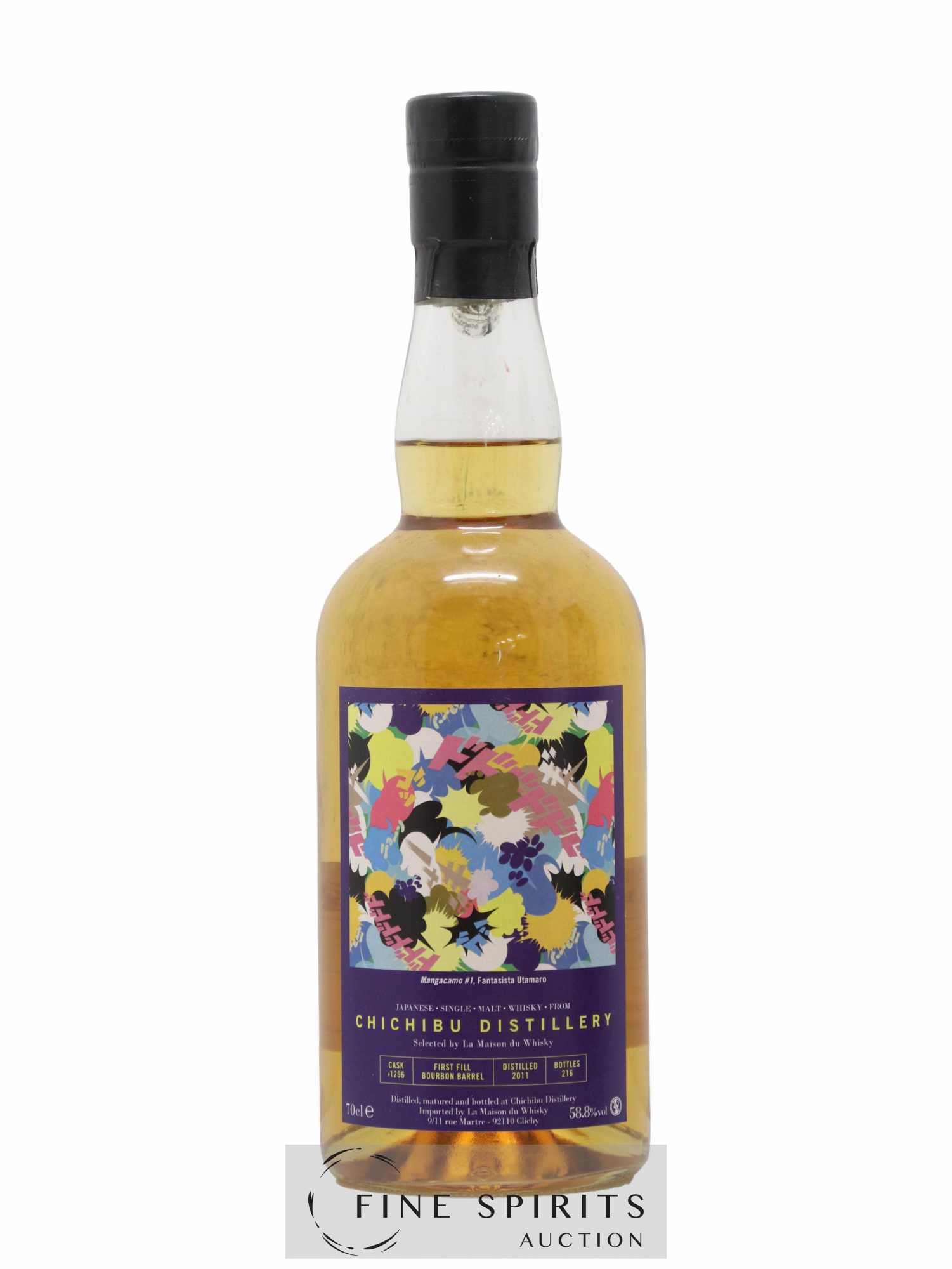 Chichibu 2011 Of. Cask n°1296 - One of 216 LMDW - Lot of 1 bottle - 1