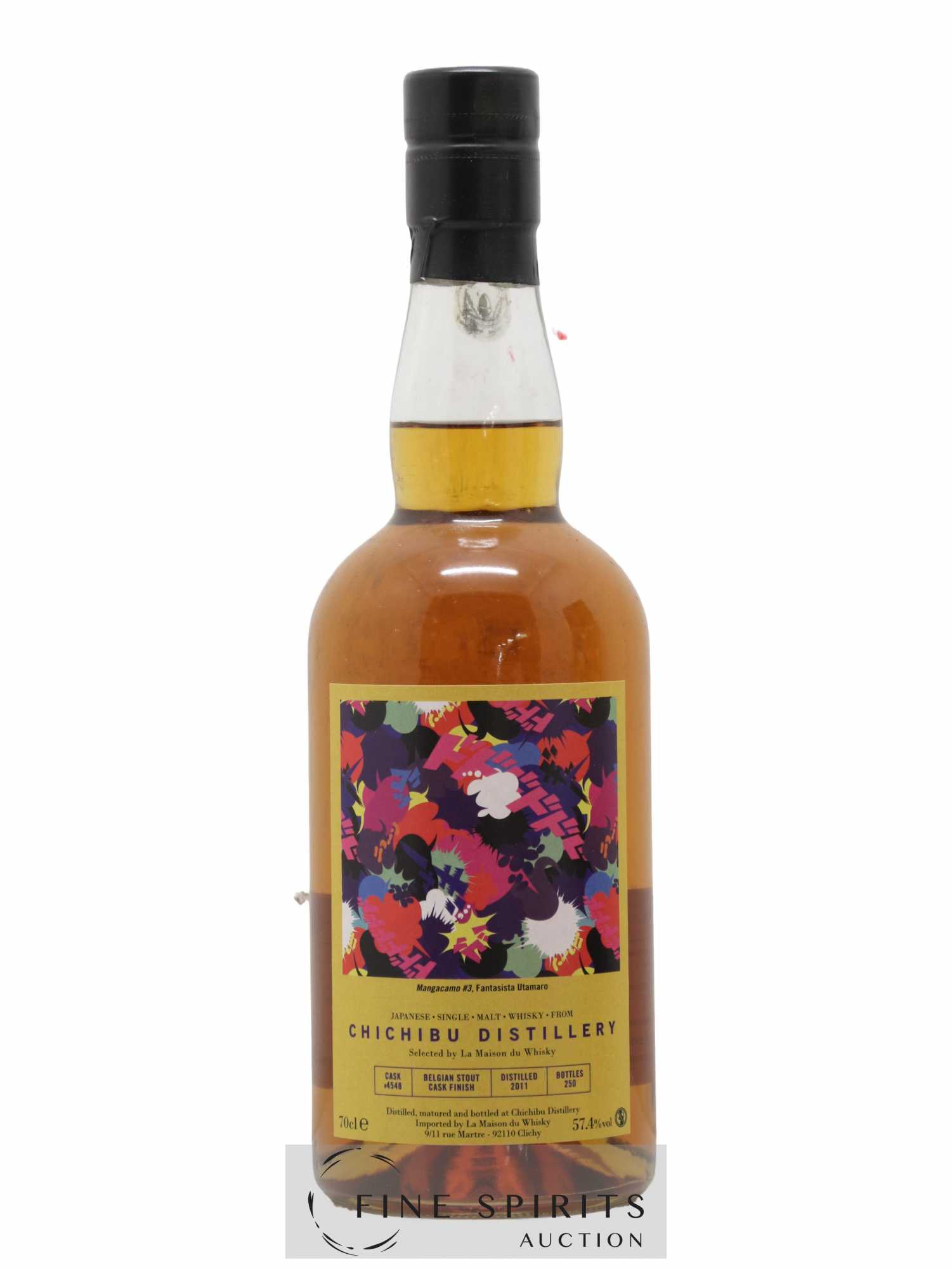 Chichibu 2011 Of. Cask n°4548 - One of 250 LMDW - Lot of 1 bottle - 1
