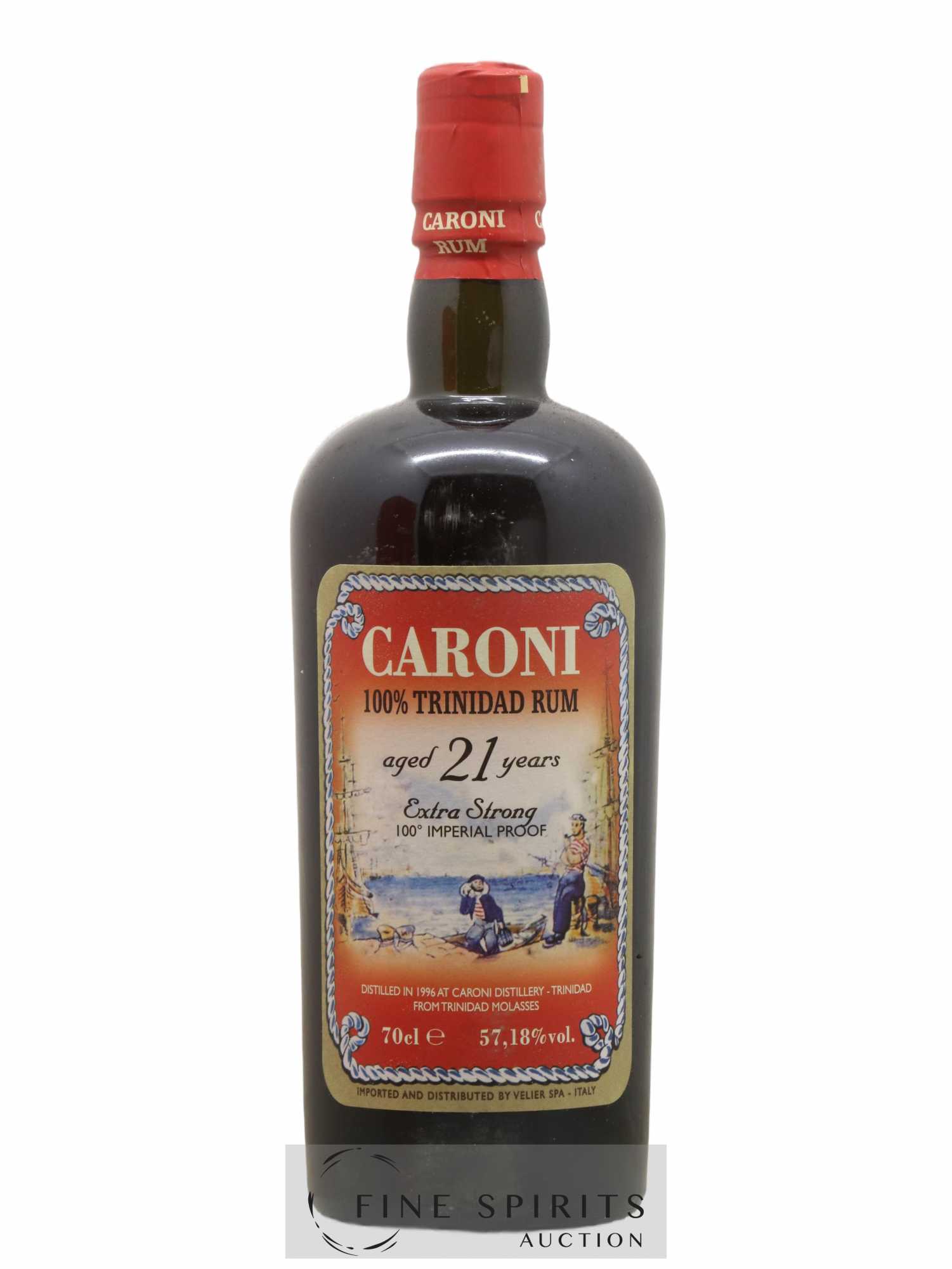 Caroni 21 years 1996 Of. 100° Imperial Proof bottled 2017 Velier Extra Strong - Lot de 1 bouteille - 1