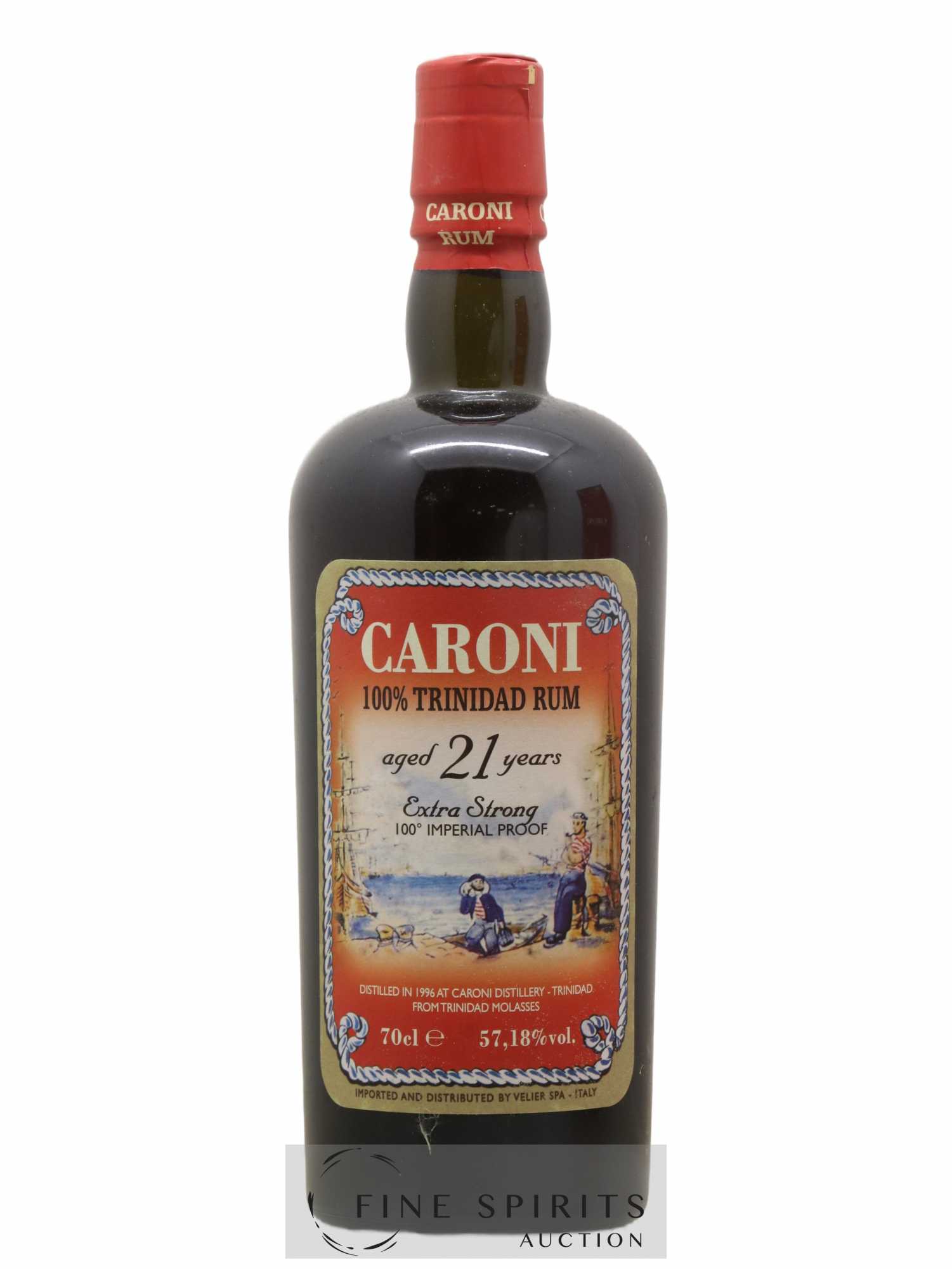 Caroni 21 years 1996 Of. 100° Imperial Proof bottled 2017 Velier Extra Strong - Lot de 1 bouteille - 1