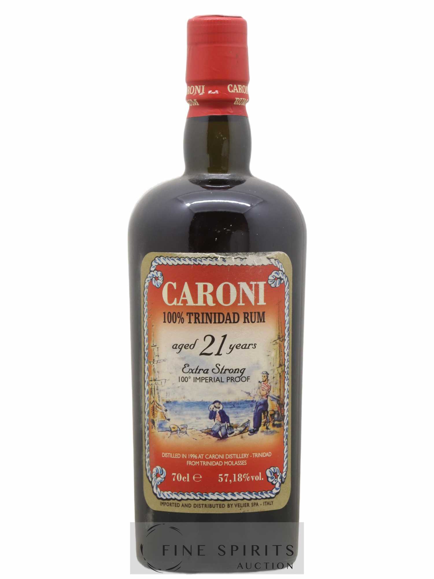 Caroni 21 years 1996 Of. 100° Imperial Proof bottled 2017 Velier Extra Strong - Lot de 1 bouteille - 0