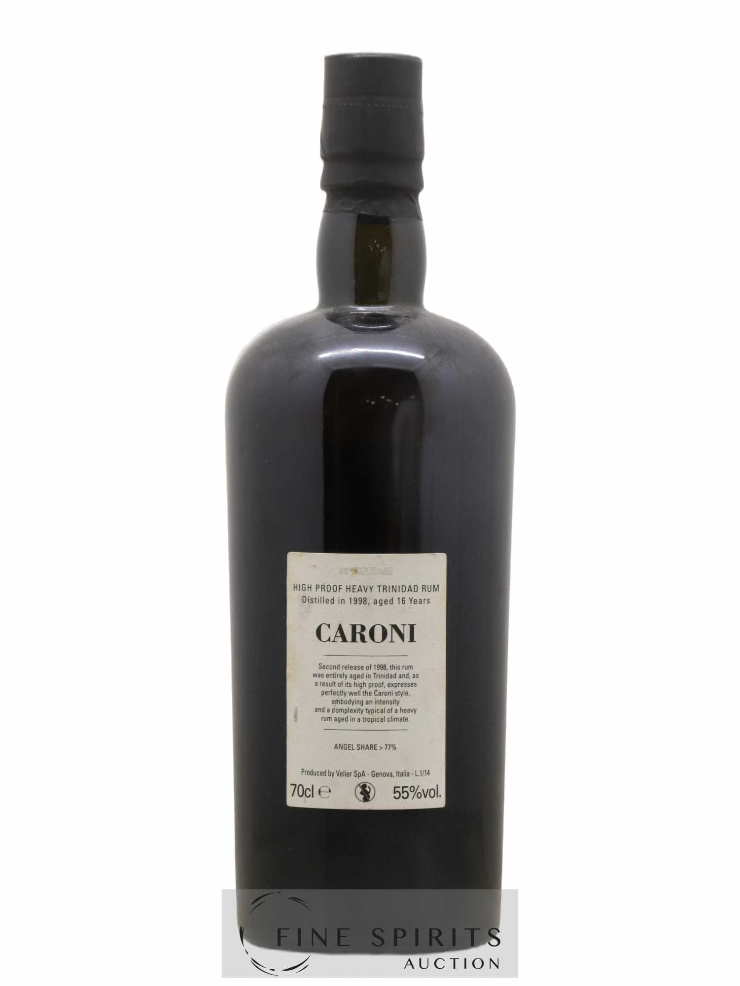 Caroni 16 years 1998 Velier No Smoking 33rd Release - One of 3850 - bottled 2014 - Lot de 1 bouteille - 1