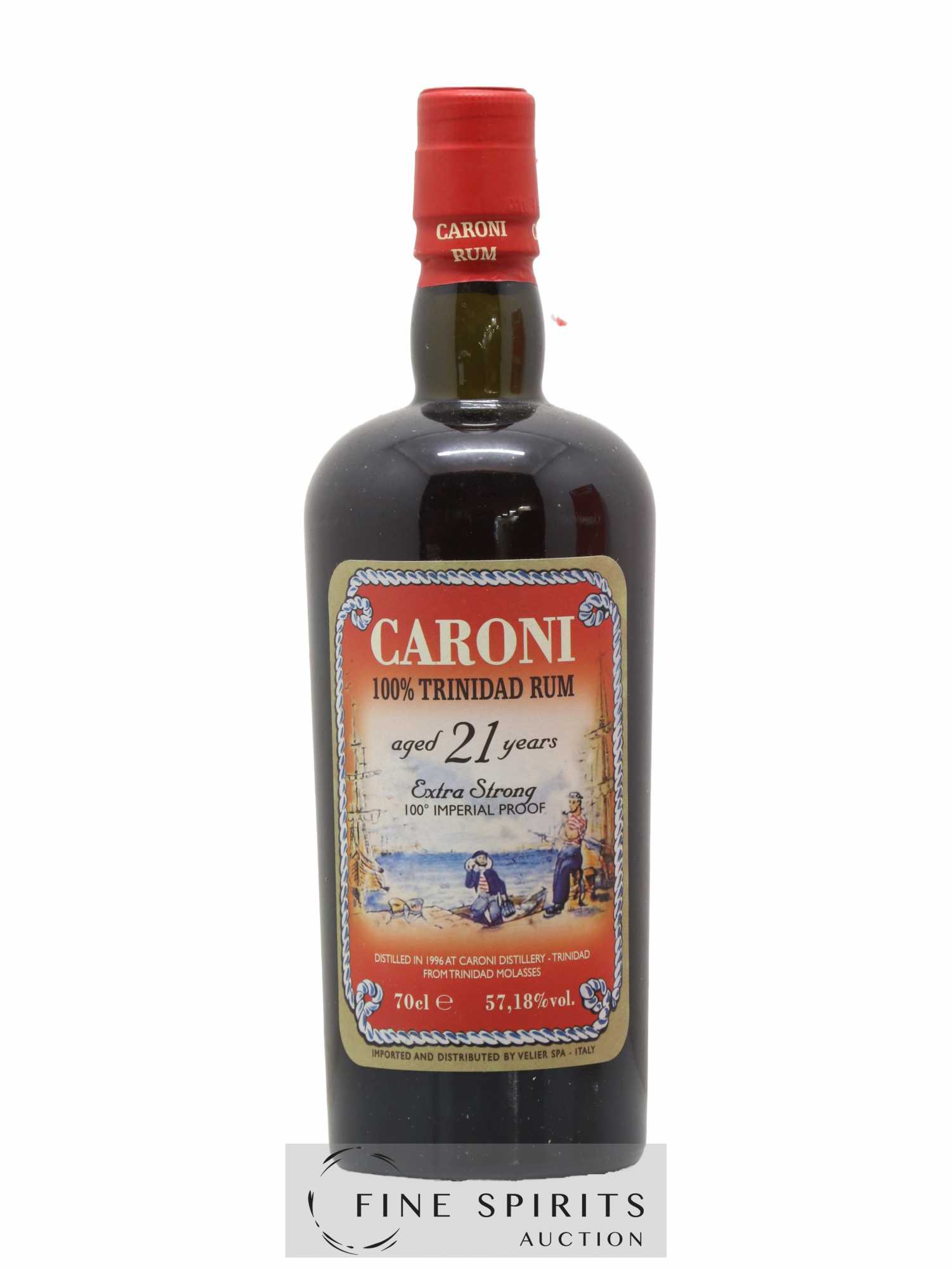 Caroni 21 years 1996 Of. 100° Imperial Proof bottled 2017 Velier Extra Strong - Lotto di 1 bottiglia - 1