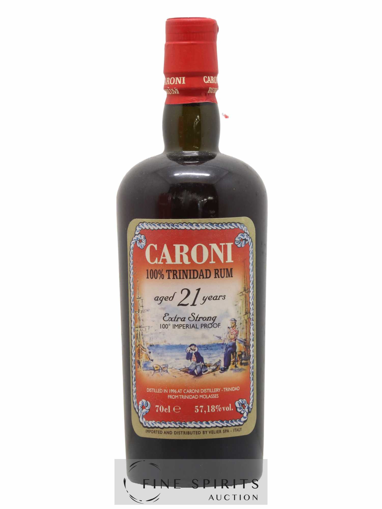 Caroni 21 years 1996 Of. 100° Imperial Proof bottled 2017 Velier Extra Strong - Lot of 1 bottle - 1