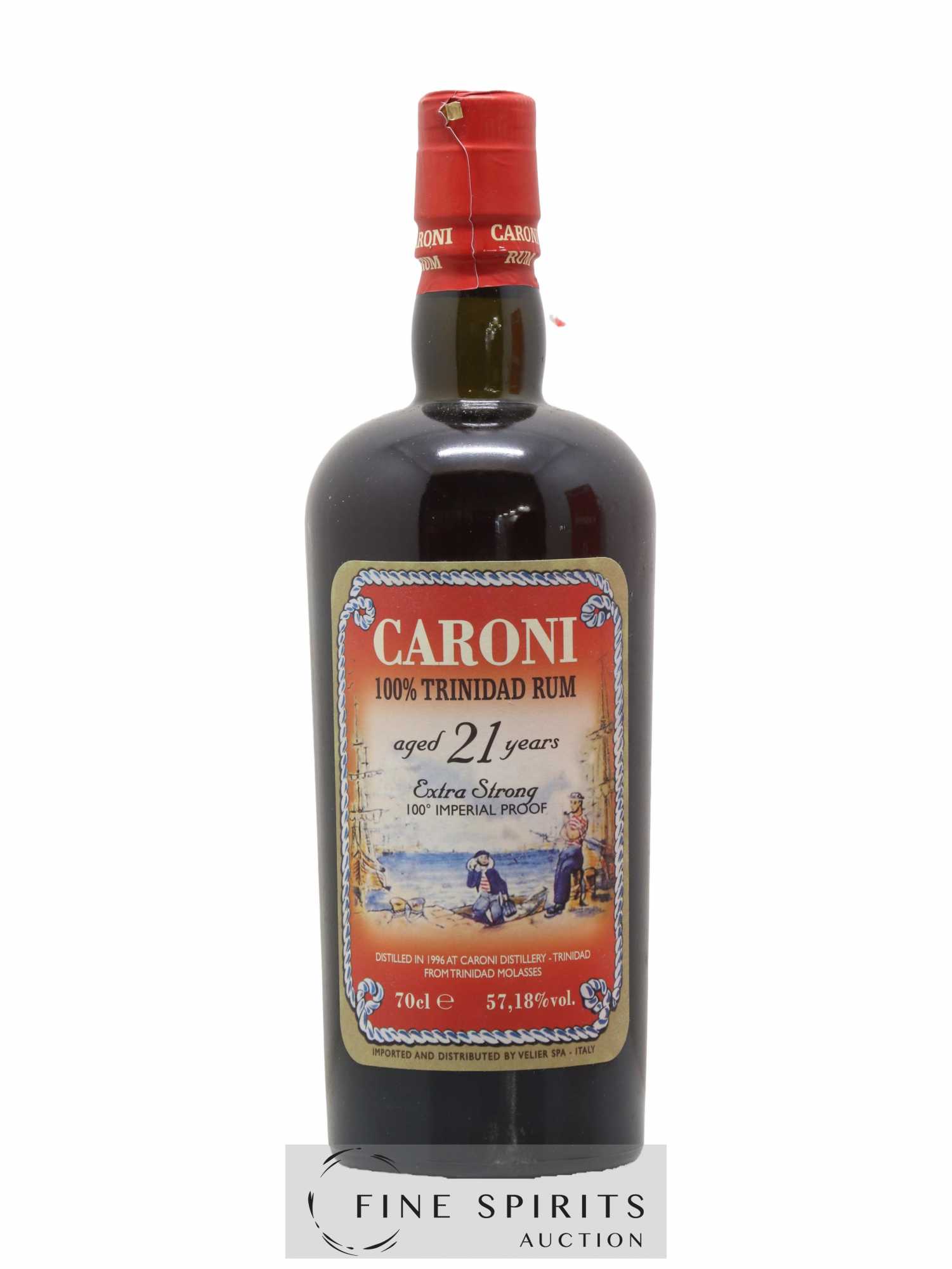 Caroni 21 years 1996 Of. 100° Imperial Proof bottled 2017 Velier Extra Strong - Lot of 1 bottle - 1