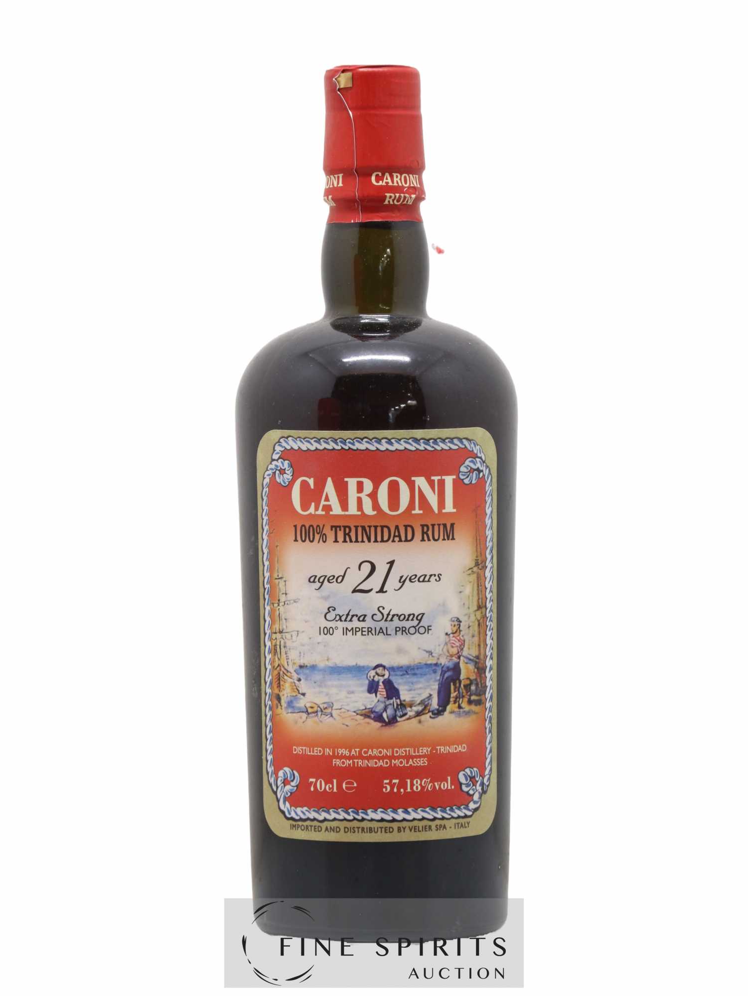 Caroni 21 years 1996 Of. 100° Imperial Proof bottled 2017 Velier Extra Strong - Lot of 1 bottle - 1