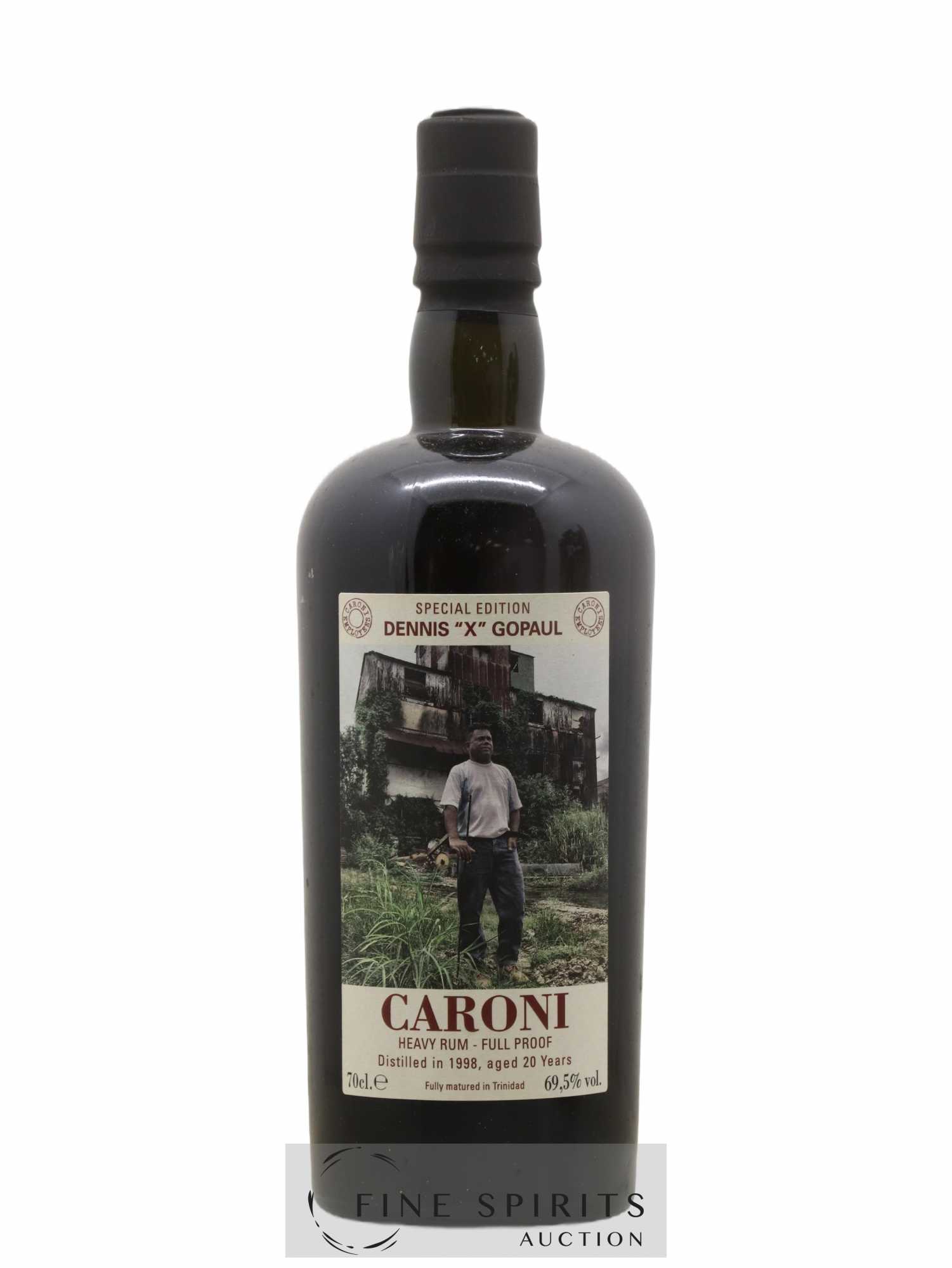 Caroni 20 years 1998 Velier Special Edition Dennis X Gopaul One of 1151 - bottled 2018 Employee Serie - Posten von 1 Flasche - 1