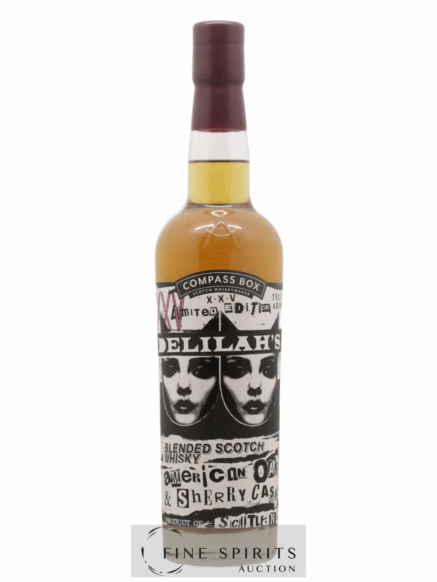 Delilah's Compass Box XXV American Oak and Sherry Cask Limited Edition - Posten von 1 Flasche - 0