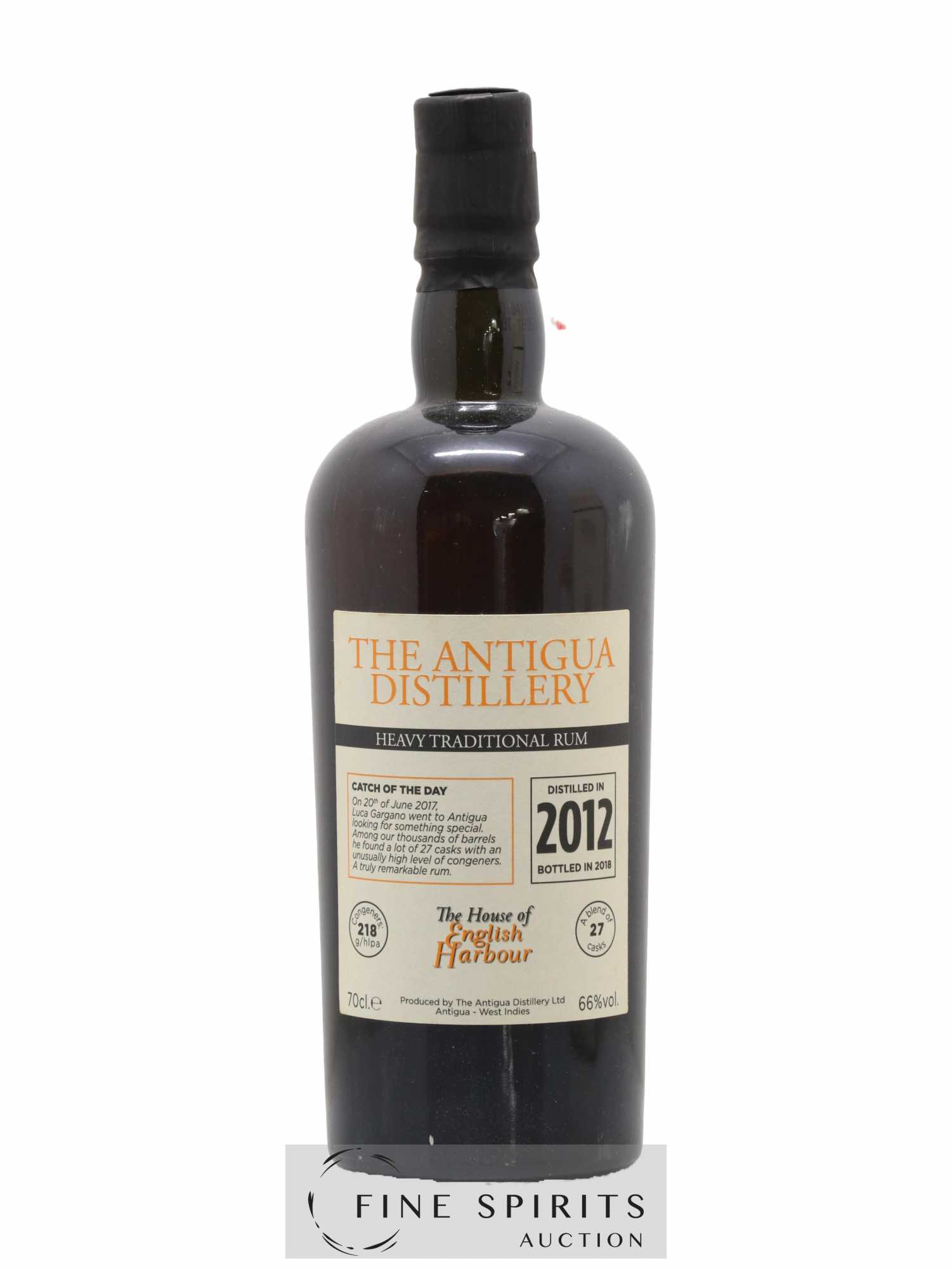 The Antigua Distillery 2012 Velier The House of English Harbour bottled 2018 - Lot de 1 bouteille - 1