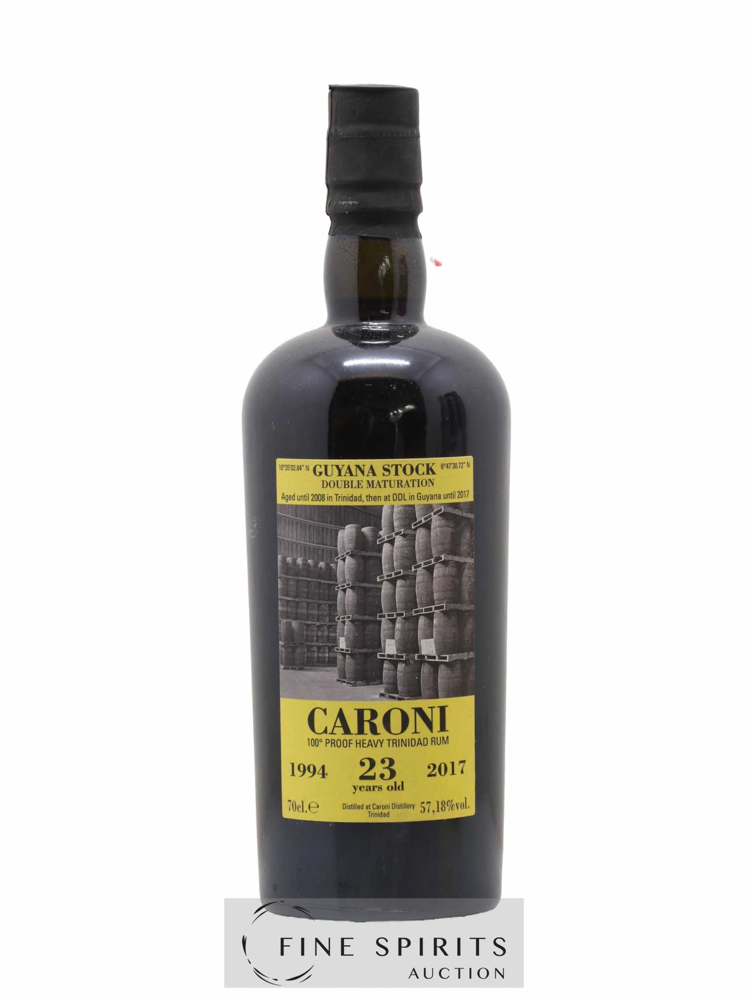 Caroni 23 years 1994 Velier 36th Release Double Maturation - bottled 2017 Guyana Stock - Lot de 1 bouteille - 1