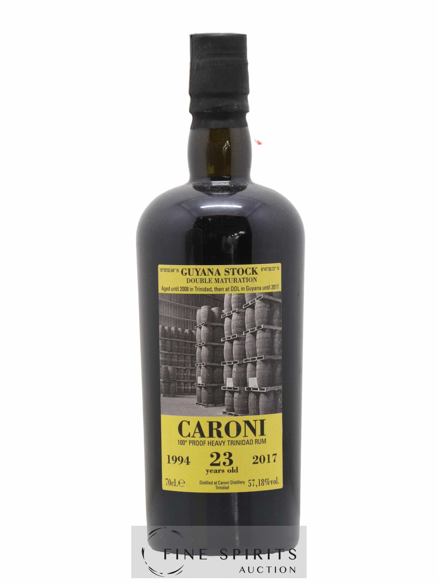 Caroni 23 years 1994 Velier 36th Release Double Maturation - bottled 2017 Guyana Stock - Lotto di 1 bottiglia - 1