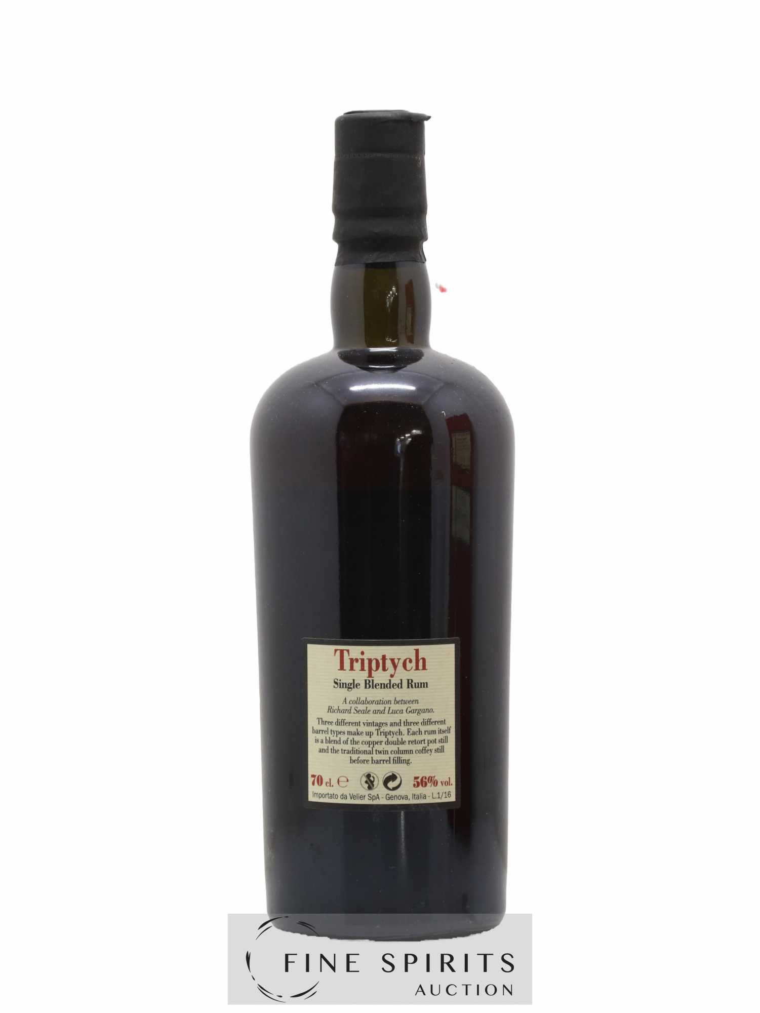 Foursquare Velier Triptych One of 5400 - bottled 2016 - Lot of 1 bottle - 2