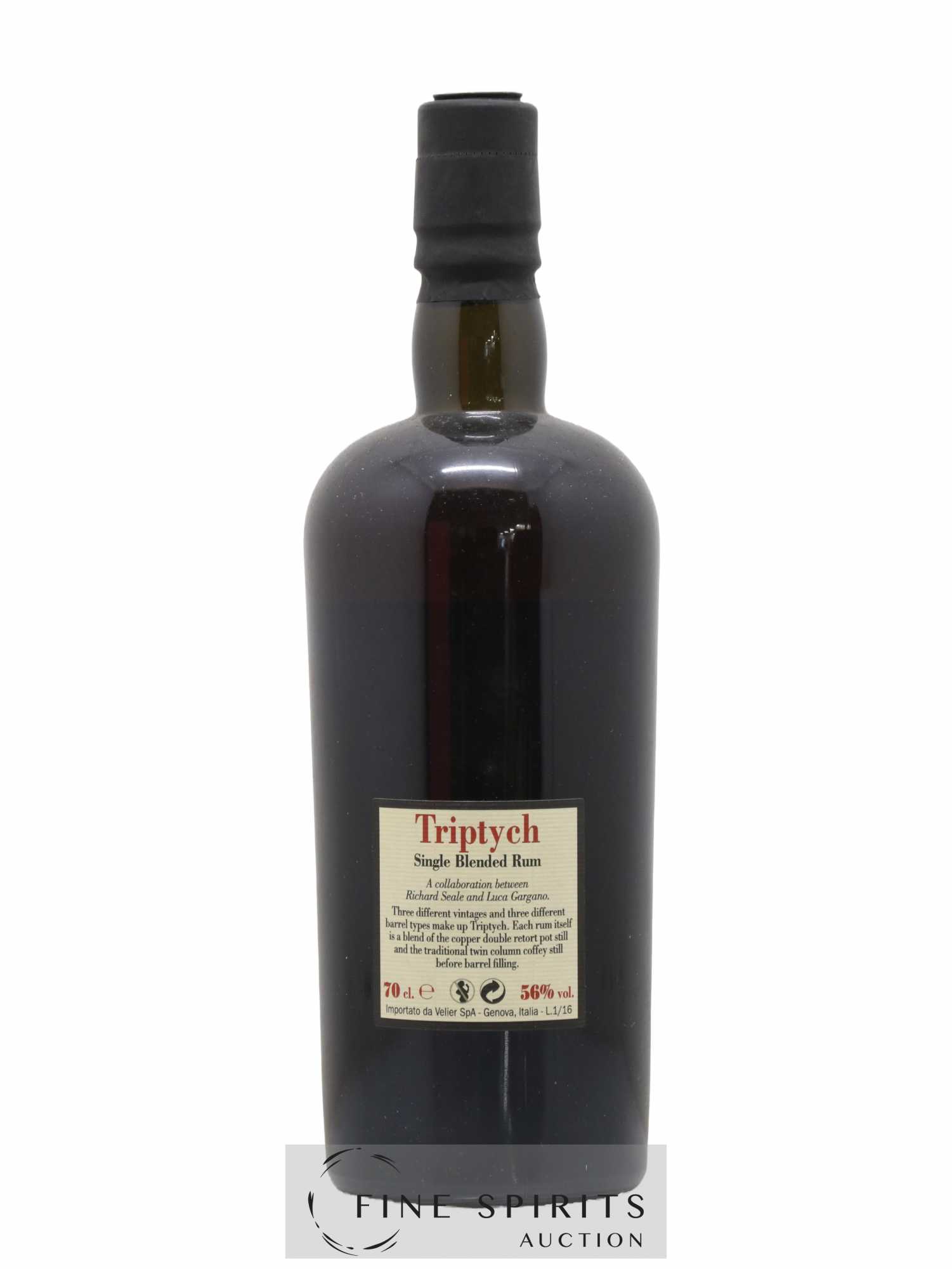 Foursquare Velier Triptych One of 5400 - bottled 2016 - Lot de 1 bouteille - 2