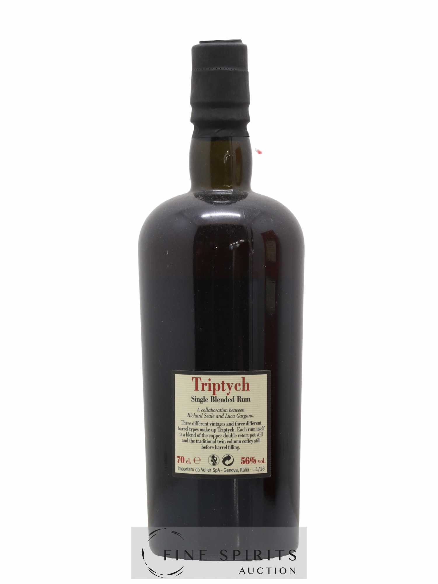 Foursquare Velier Triptych One of 5400 - bottled 2016 - Lot of 1 bottle - 2