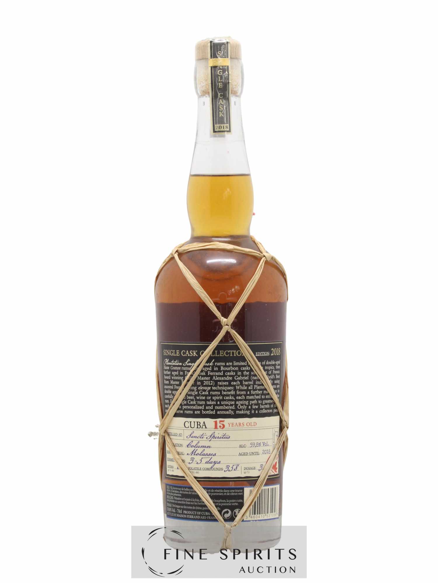 Plantation 15 years 2003 Of. Cuba LMDW - Lot of 1 bottle - 1