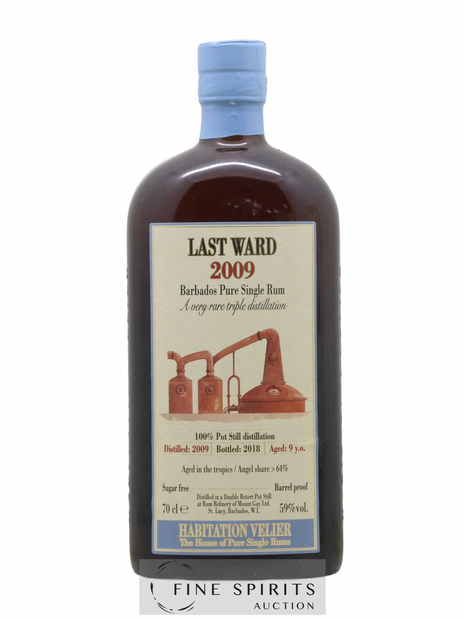 Last Ward 9 years 2009 Velier bottled 2018 Habitation Velier - Lot de 1 bouteille - 1