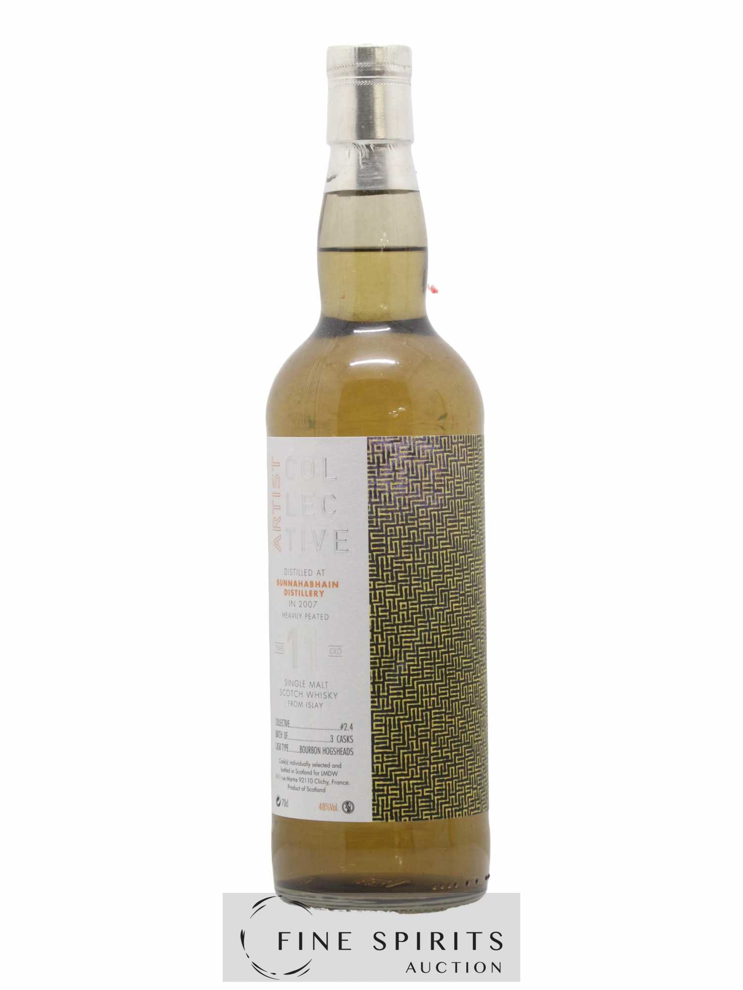 Bunnahabhain 11 years 2007 Of. Artist Collective 2.4 LMDW - Lot de 1 bouteille - 1