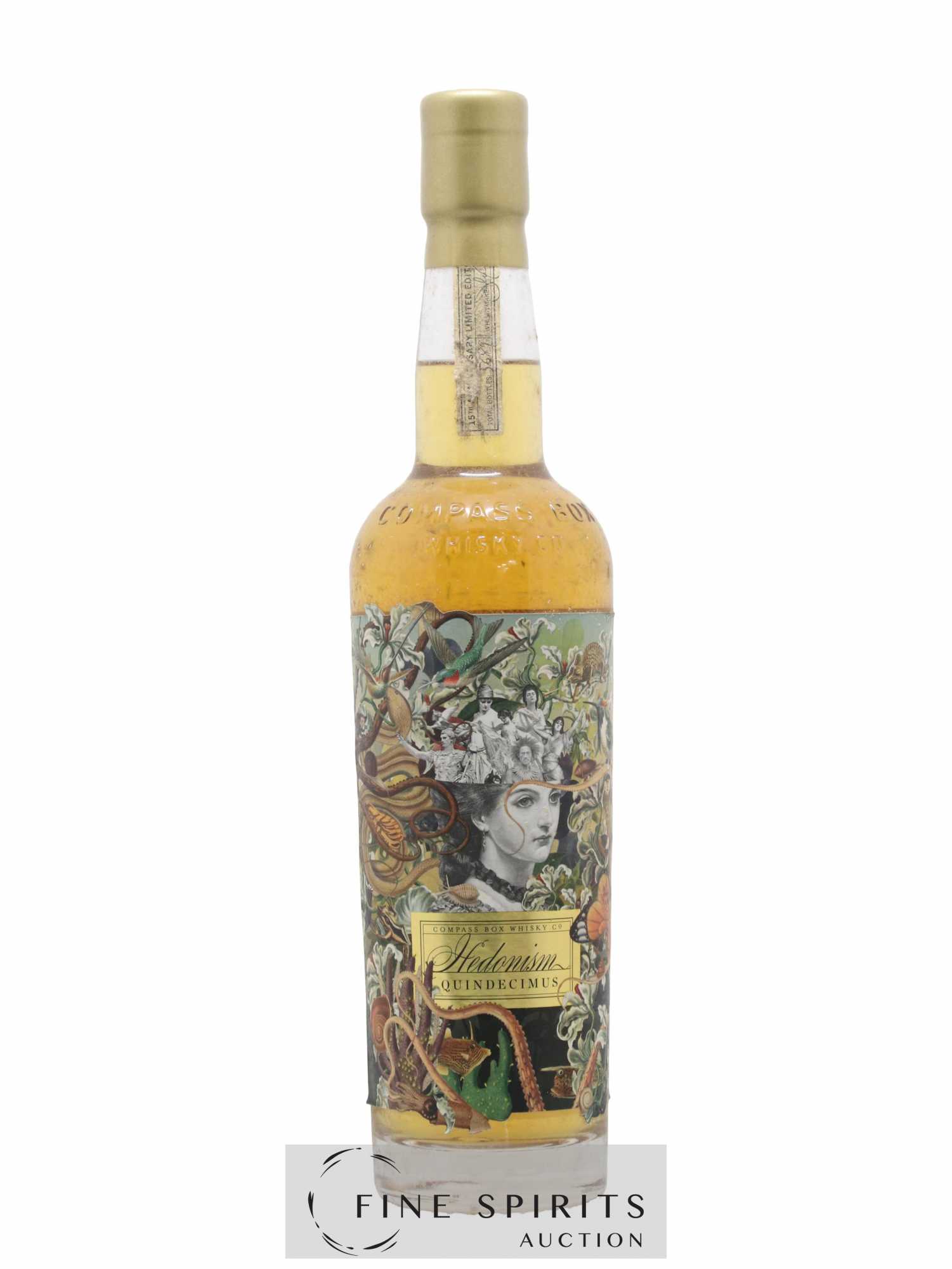 Hedonism Quindecimus Compass Box One of 5689 Limited Edition - Lot of 1 bottle - 1