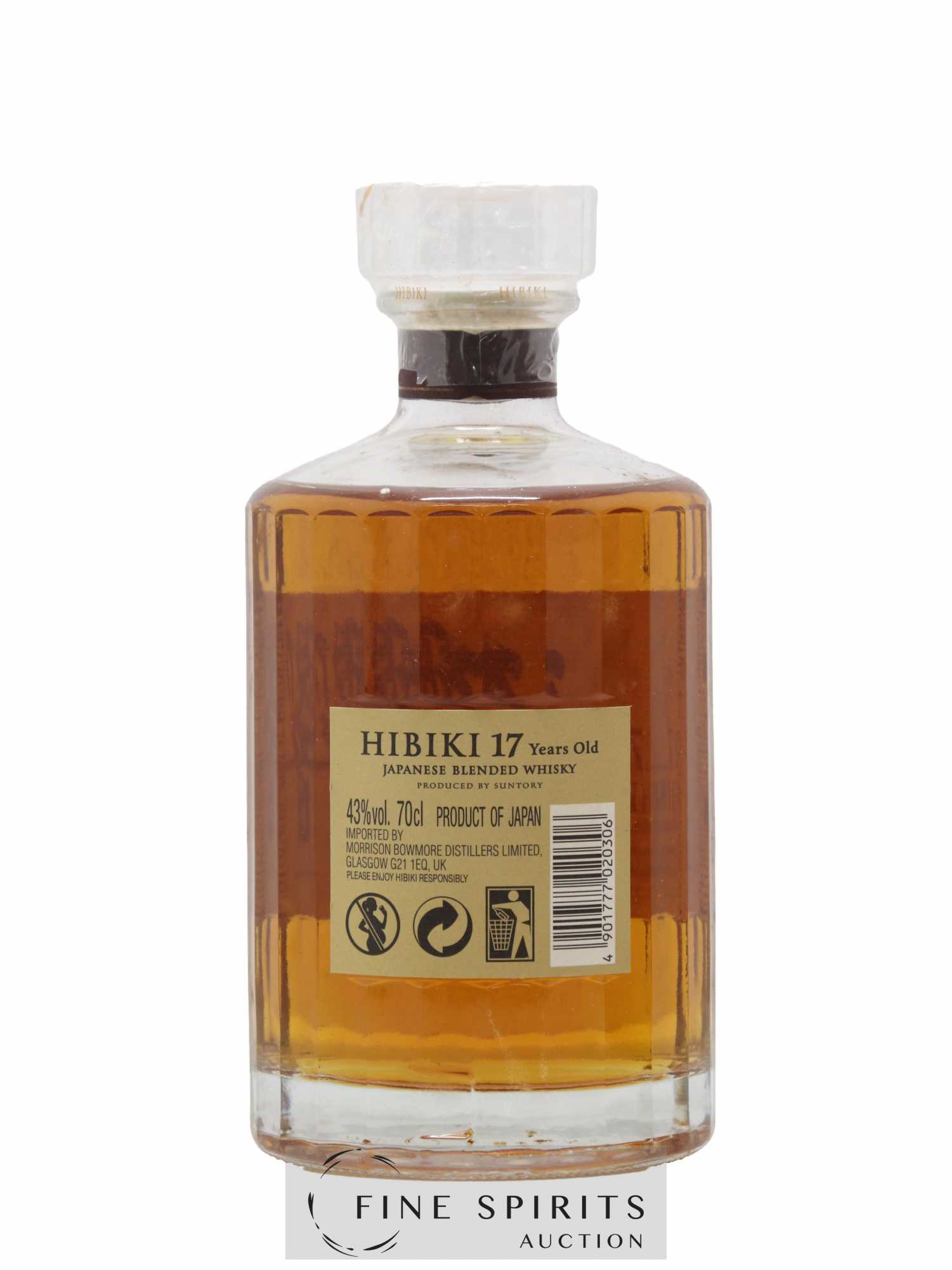 Hibiki 17 years Of. Suntory - Lot de 1 bouteille - 2