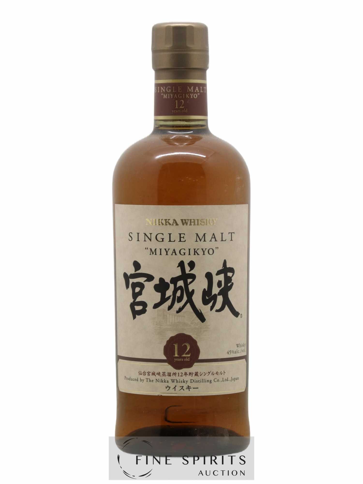Miyagikyo 12 years Of. Nikka Whisky - Lot de 1 bouteille - 0