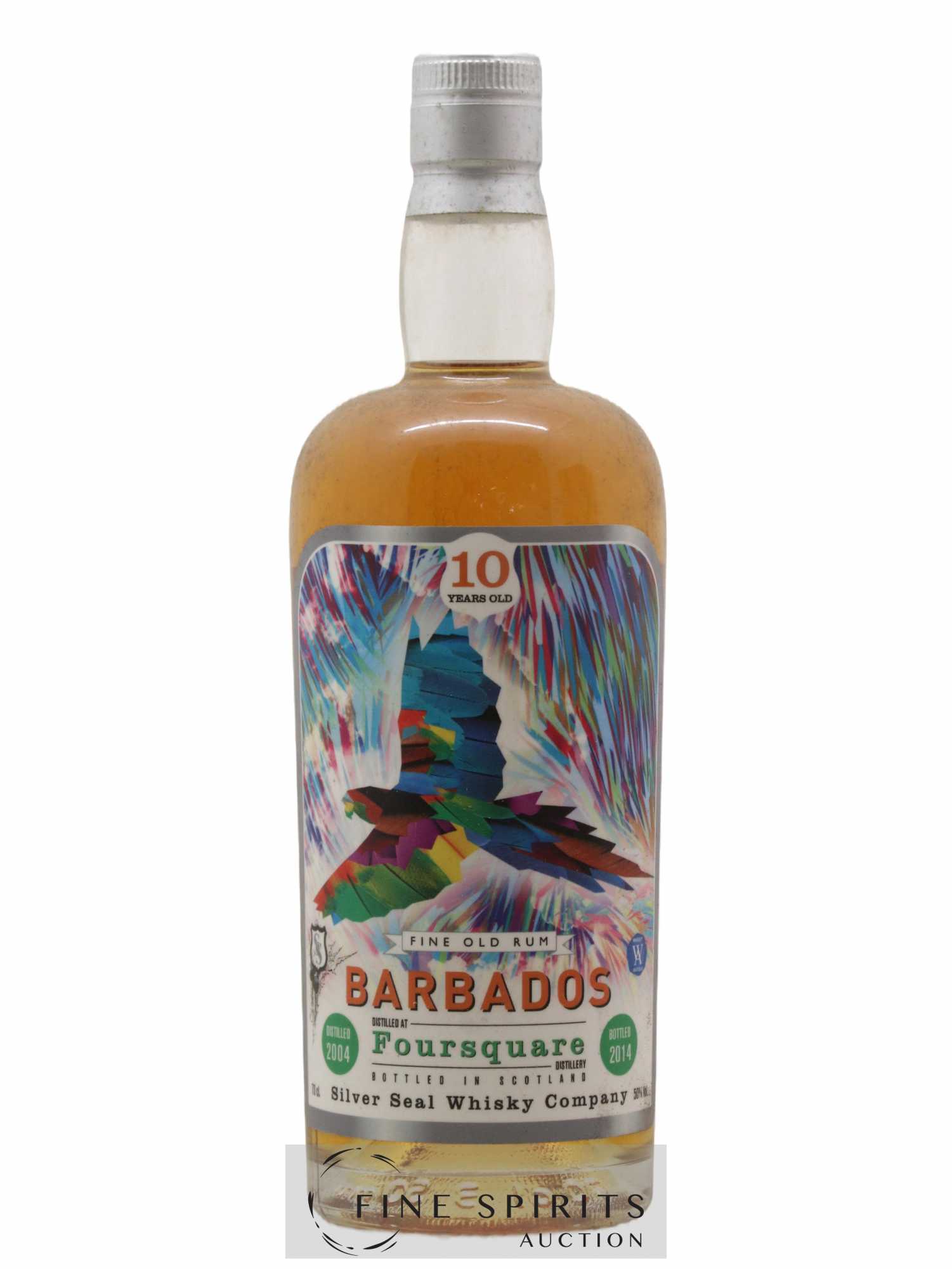Foursquare 10 years 2004 Silver Seal Whisky Company Cask n°9 - One of 330 - bottled 2014 - Lot de 1 bouteille - 1