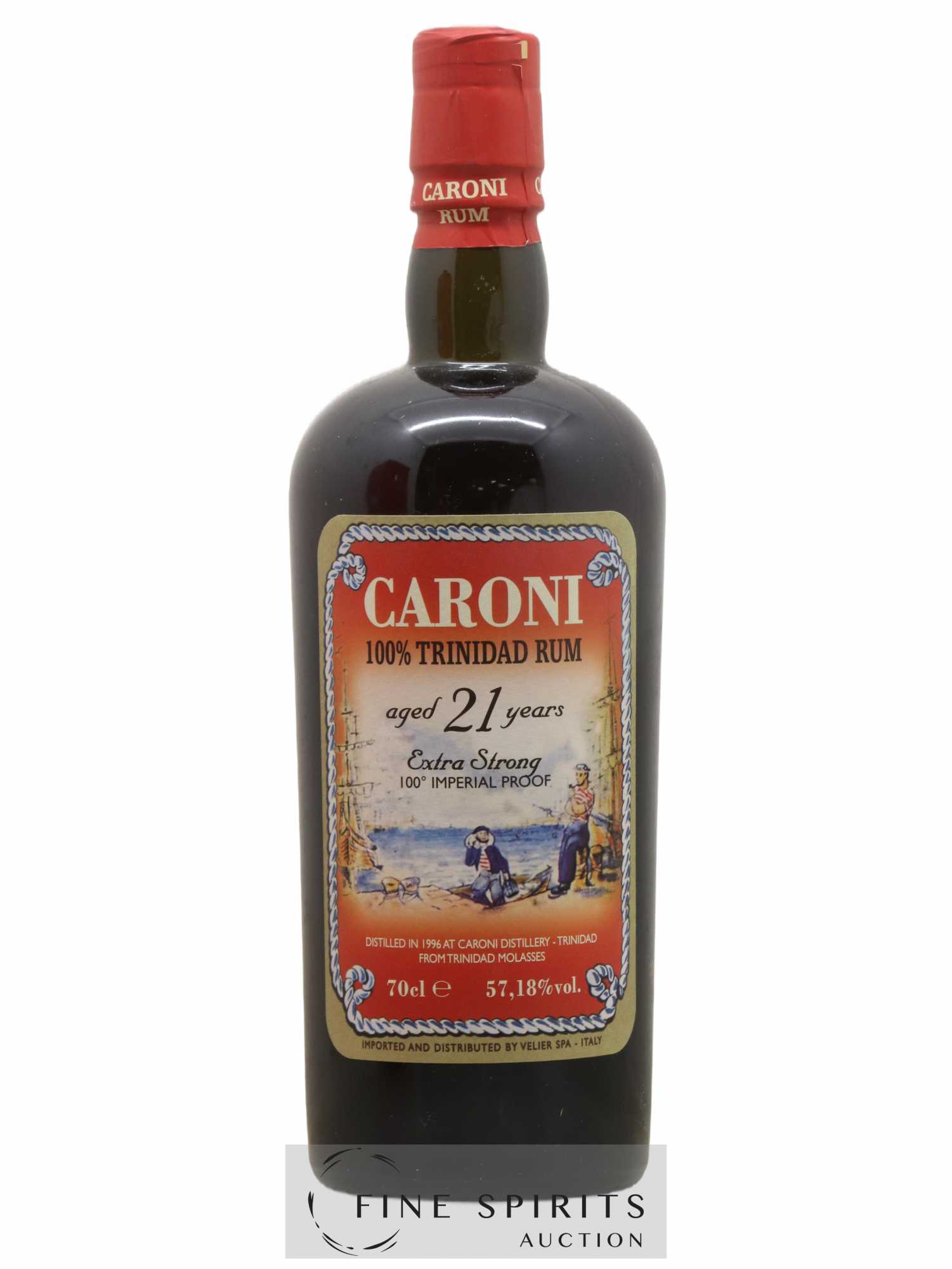 Caroni 21 years 1996 Of. 100° Imperial Proof bottled 2017 Velier Extra Strong - Posten von 1 Flasche - 1