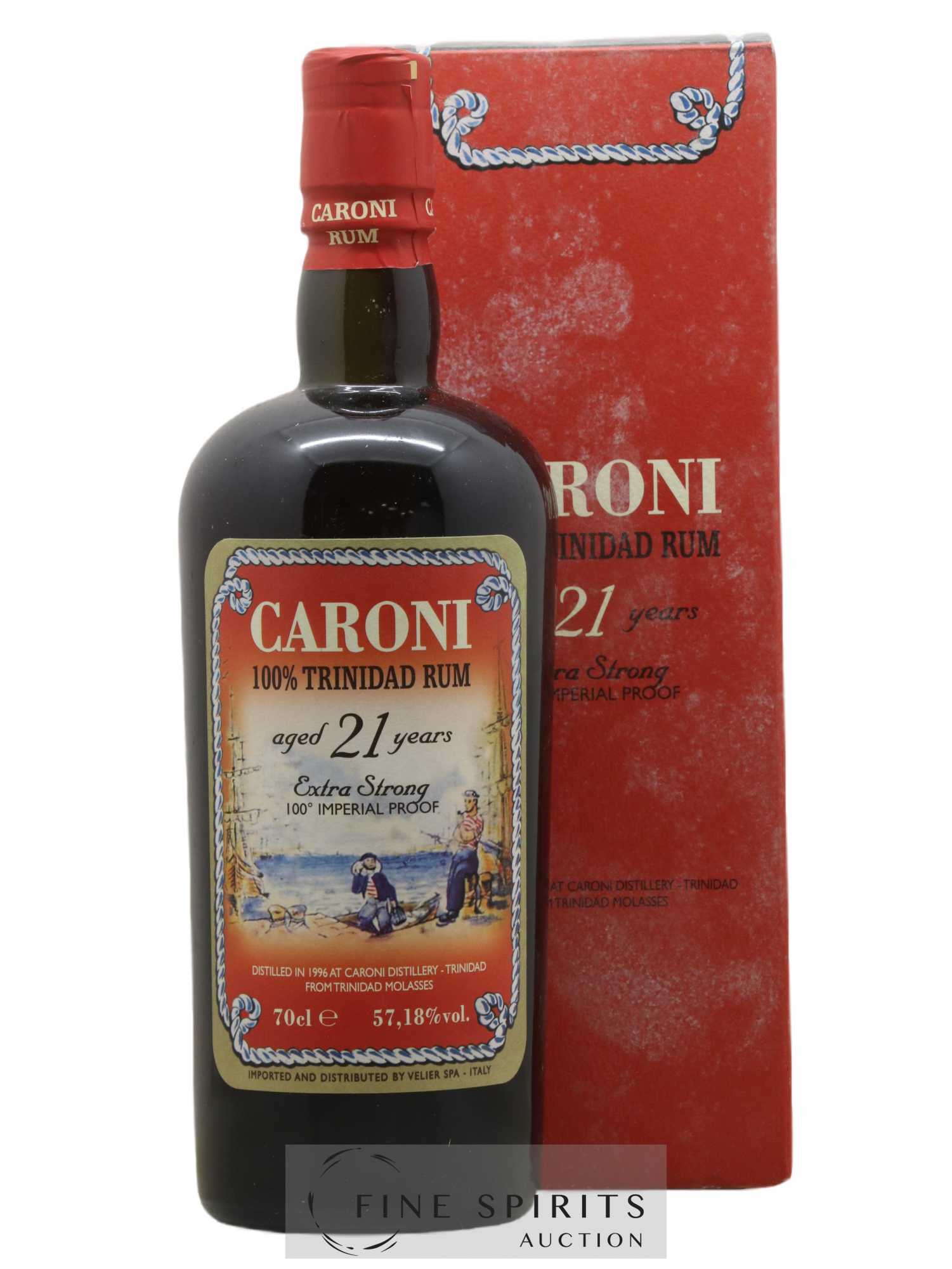 Caroni 21 years 1996 Of. 100° Imperial Proof bottled 2017 Velier Extra Strong - Posten von 1 Flasche - 0