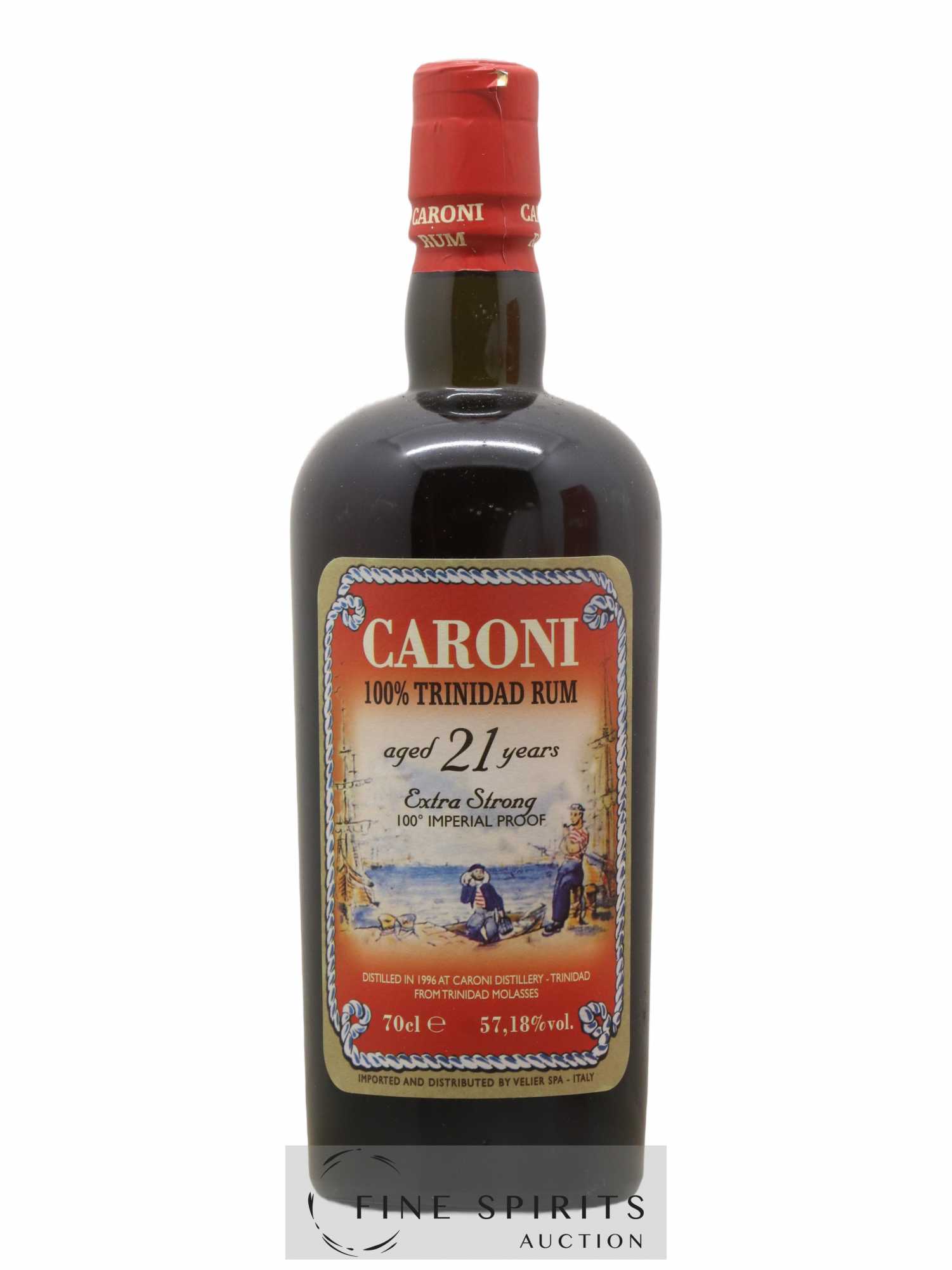 Caroni 21 years 1996 Of. 100° Imperial Proof bottled 2017 Velier Extra Strong - Lot de 1 bouteille - 1
