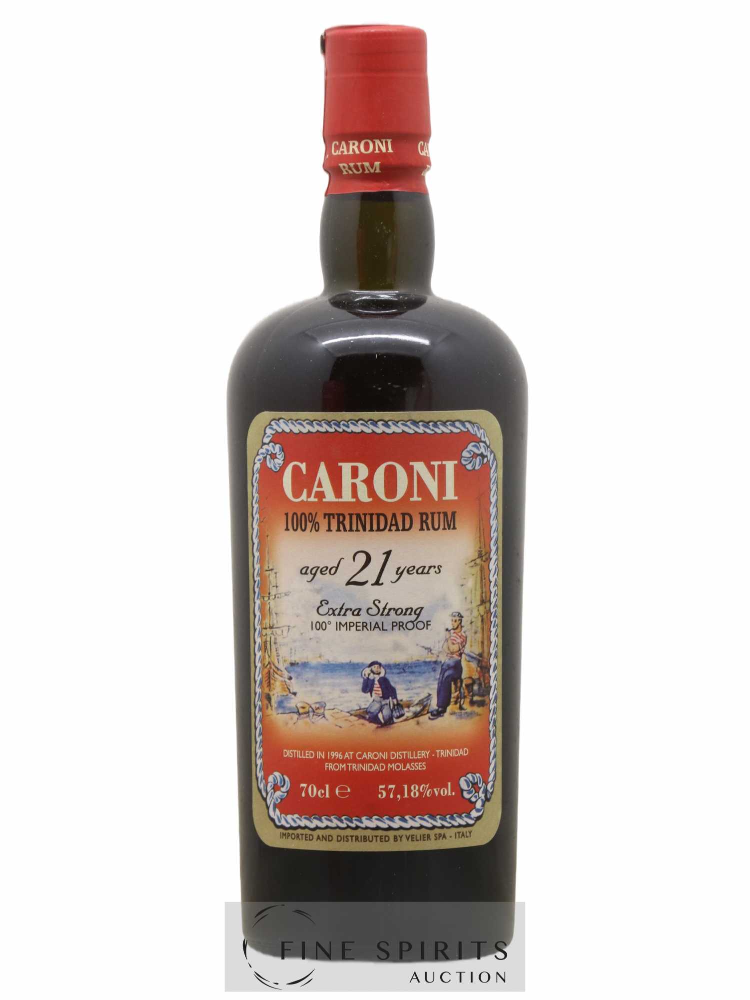 Caroni 21 years 1996 Of. 100° Imperial Proof bottled 2017 Velier Extra Strong - Lot of 1 bottle - 1