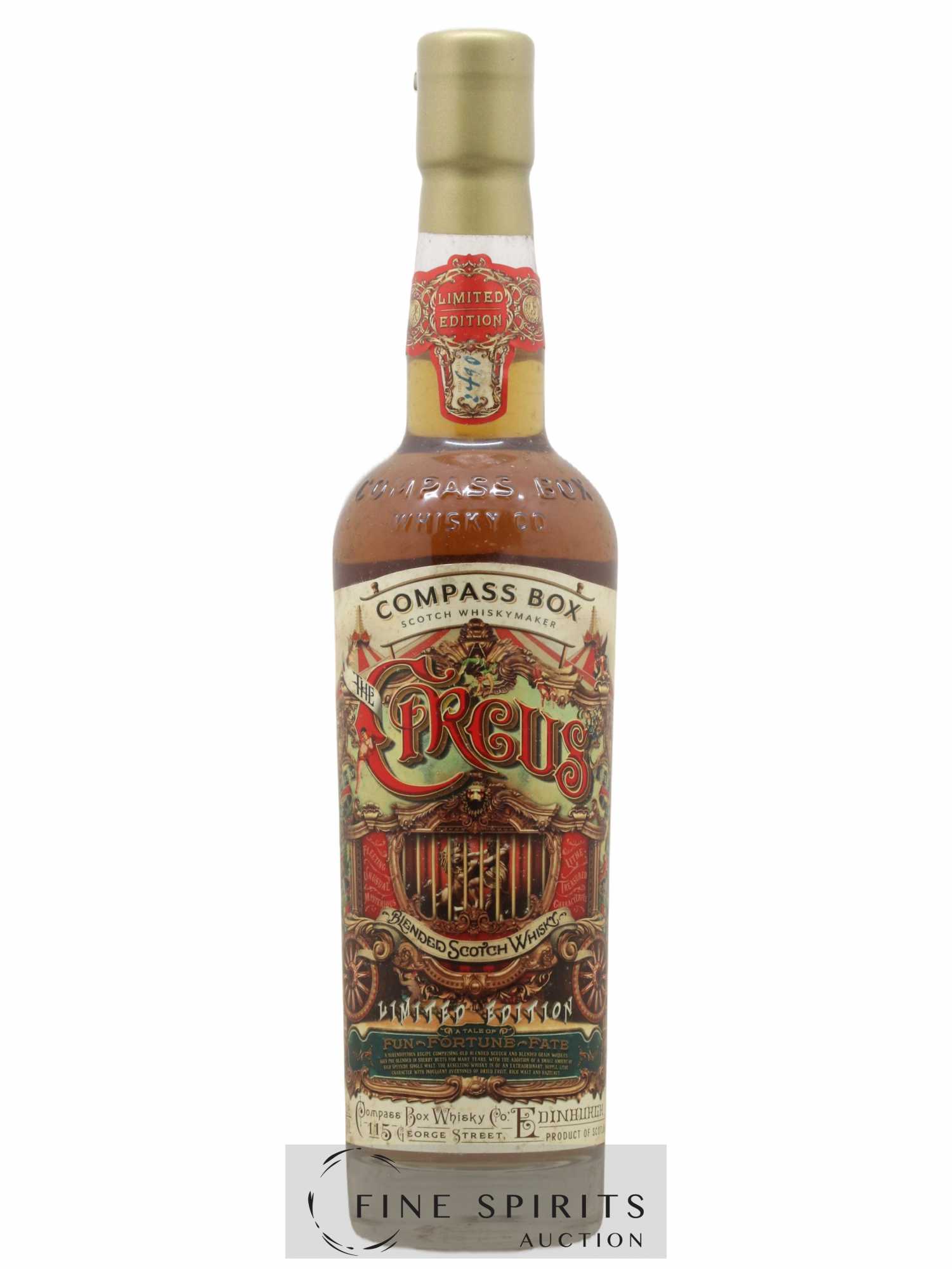 The Circus Compass Box One of 2490 - bottled 2016 Limited Edition - Lot de 1 bouteille - 1