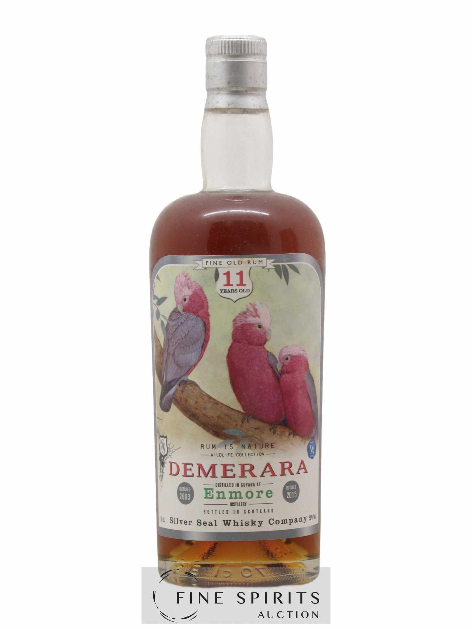 Enmore 11 years 2003 Silver Seal Whisky Company Rum is Nature Cask n°26 - One of 288 - bottled 2015 Whisky Antique - Lotto di 1 bottiglia - 1