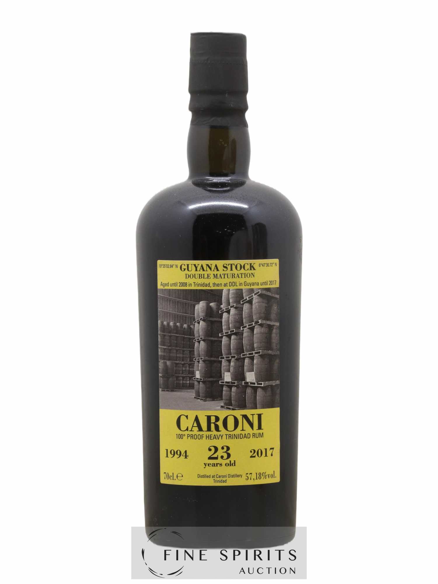 Caroni 23 years 1994 Velier 36th Release Double Maturation - bottled 2017 Guyana Stock - Lot de 1 bouteille - 1